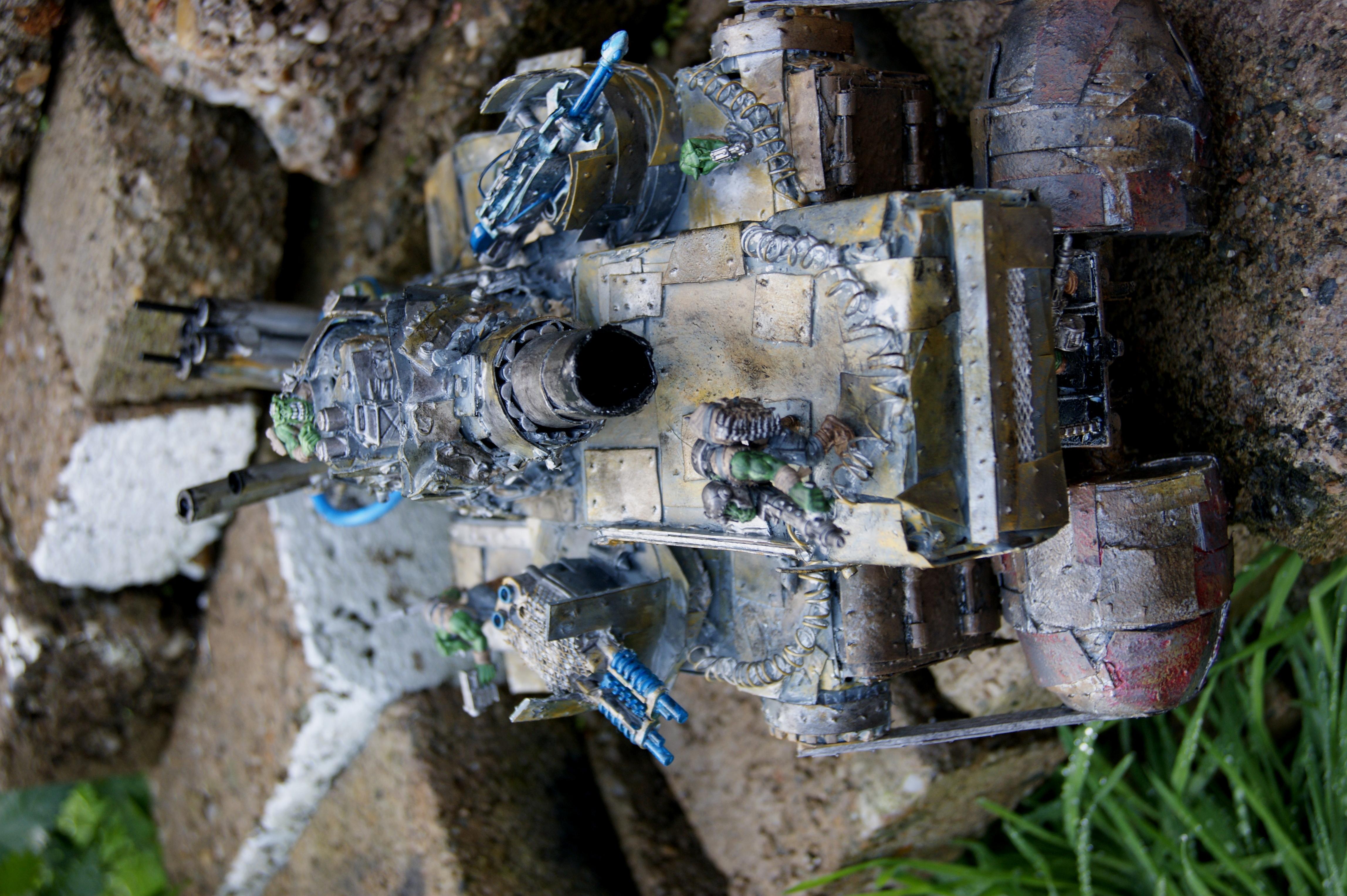 Battle Fortress, Conversion, Kustom, Looted, Orks, Painted, Scratch Build, Super-heavy, Warhammer 40,000