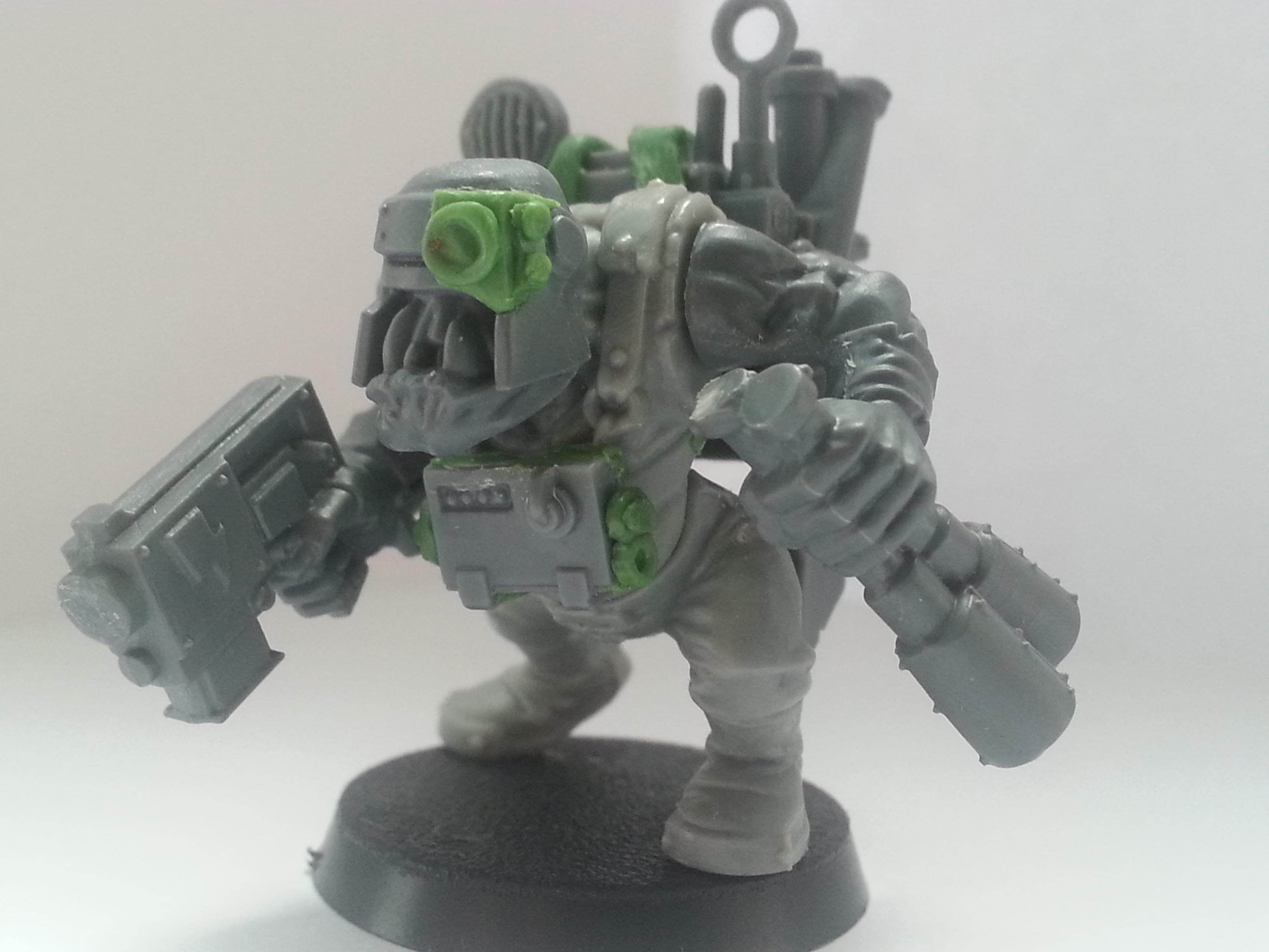 my 'comms' boy. even orks need to communicate! 