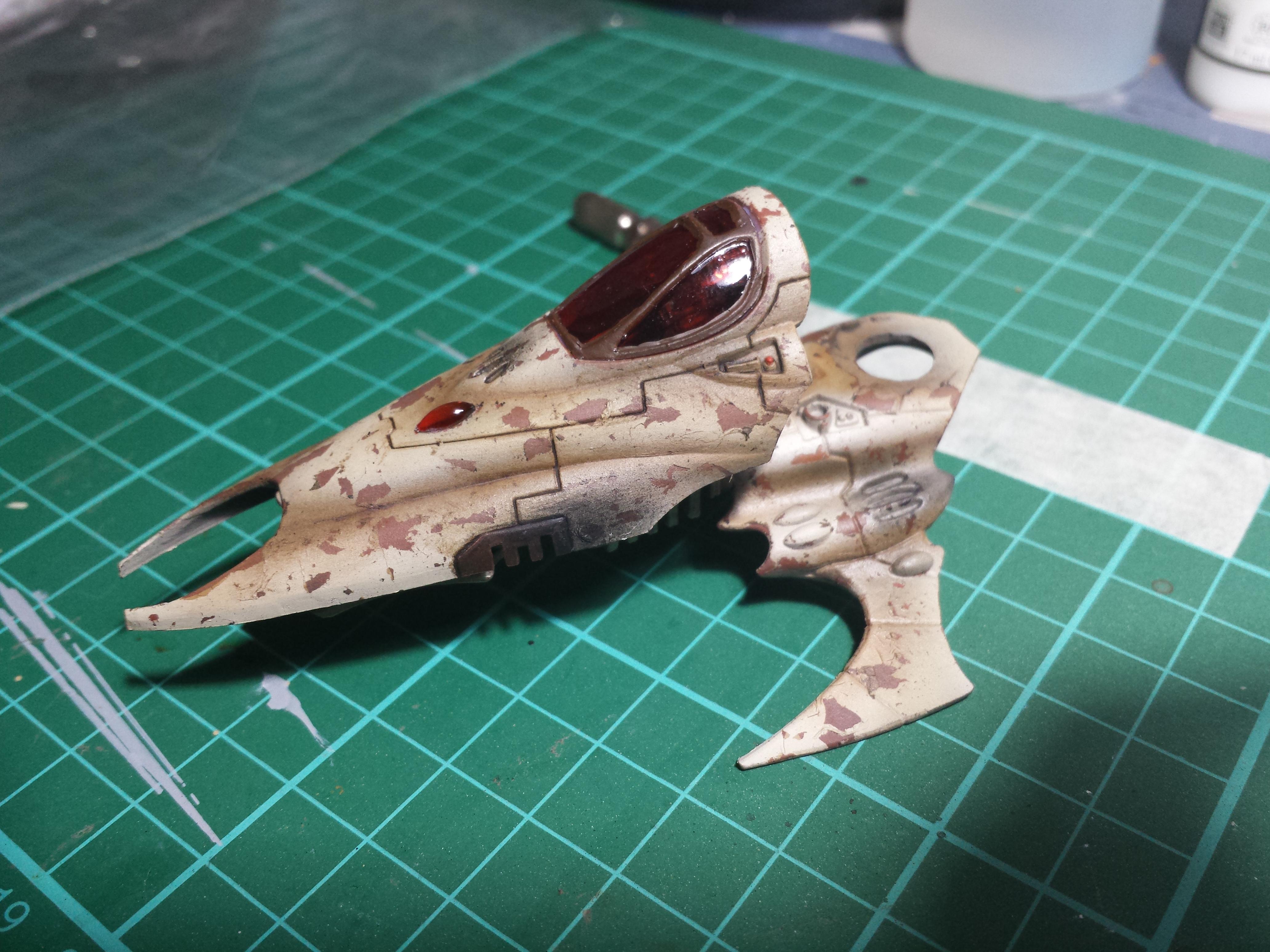 8. After sealing the pigments we have the reulst wich looks pretty  sweet . on to the details