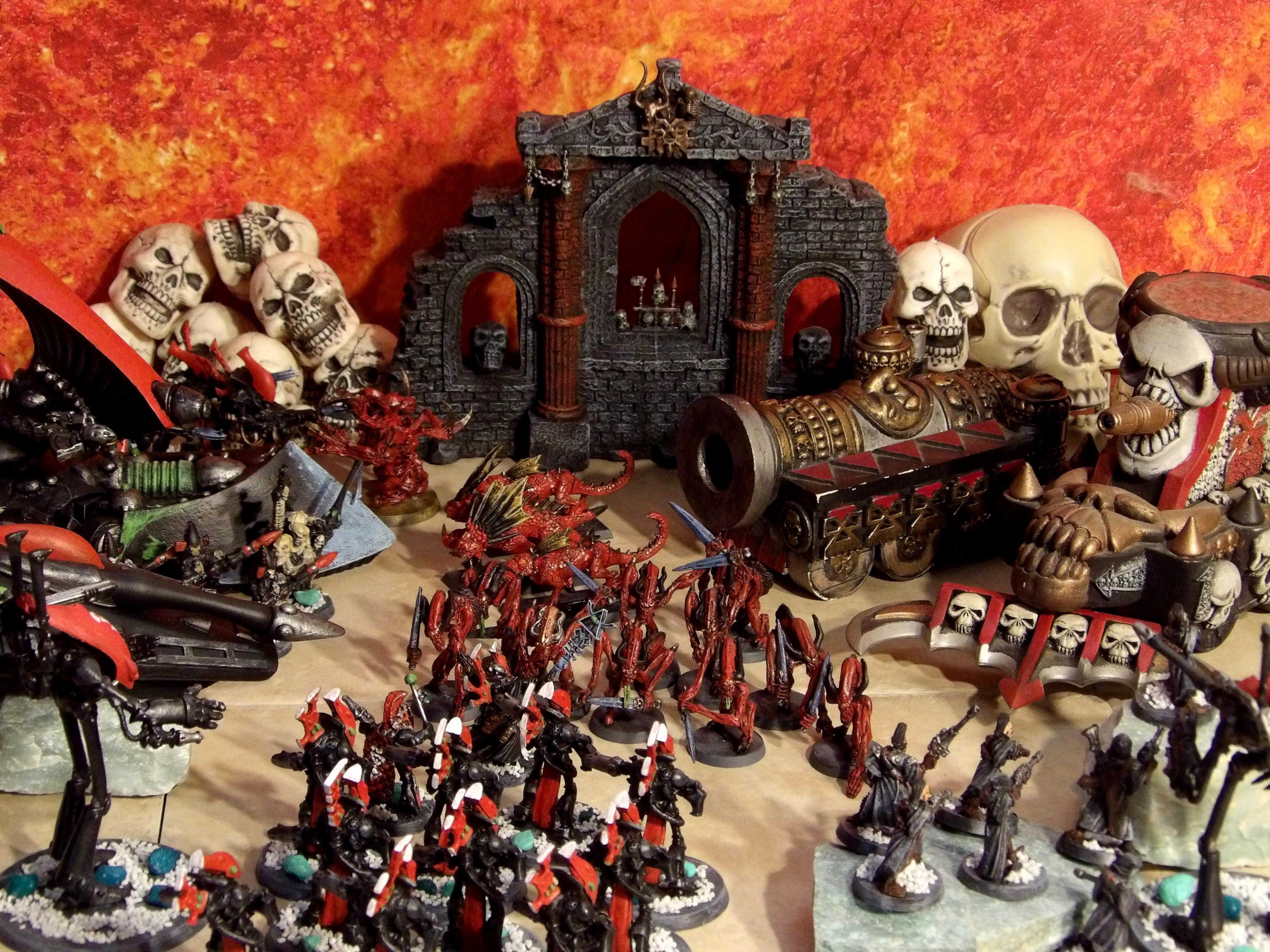 1990s, Armorcast, Chaos, Eldar, Rogue Trader
