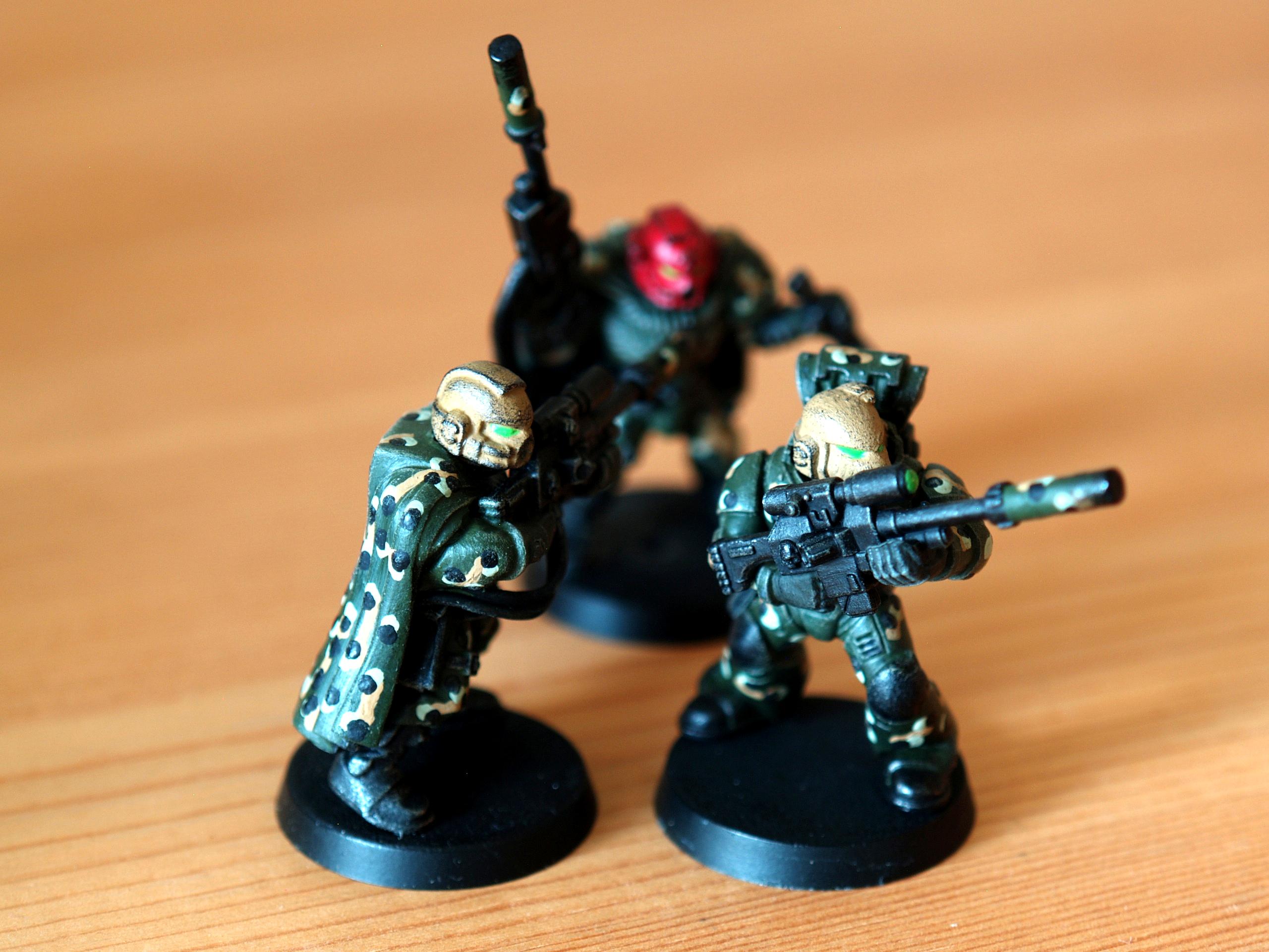 Dark Angels Afrika Korps, Scouts, Snipers, Space Marine Afrika Korps