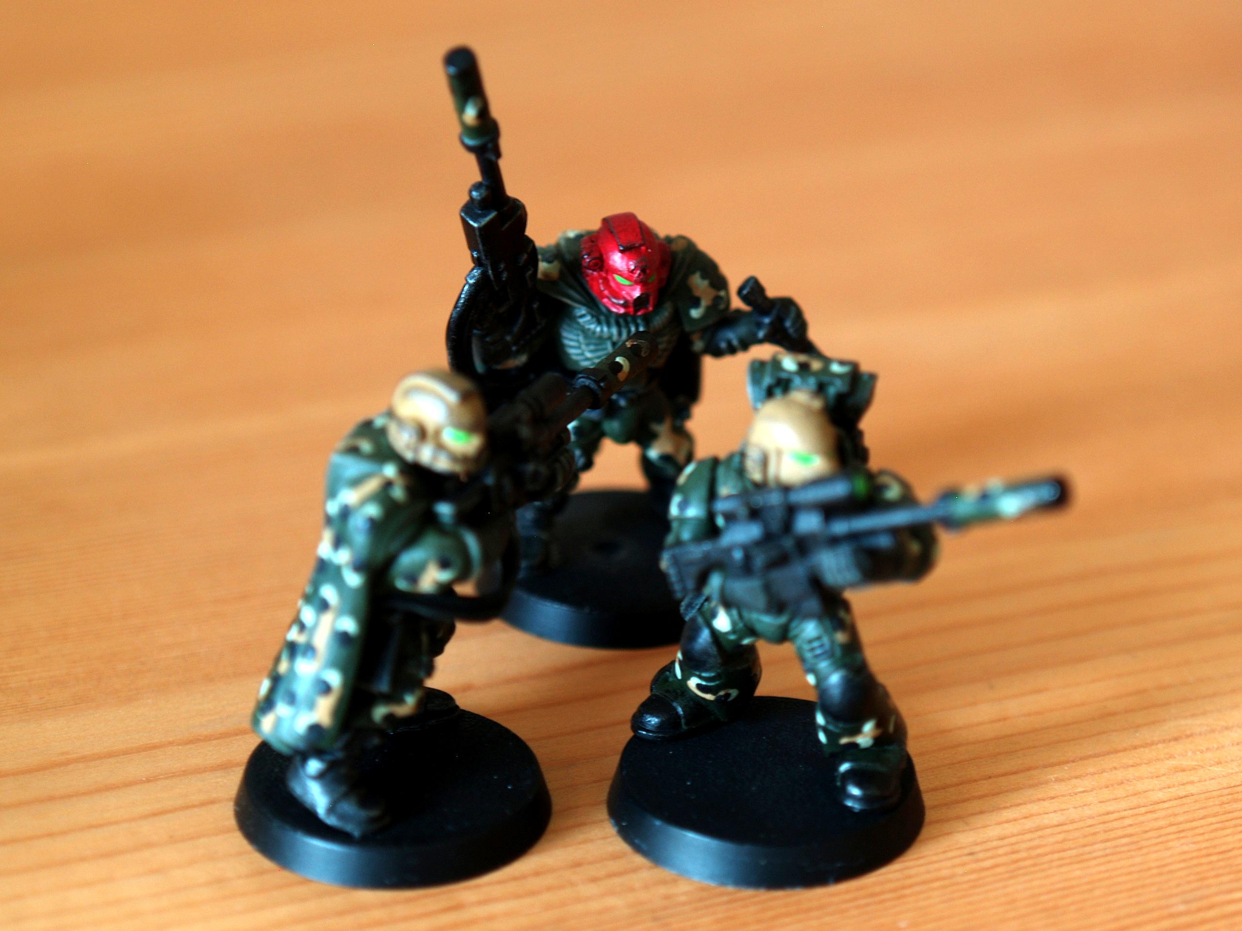 Dark Angels Afrika Korps, Scouts, Snipers, Space Marine Afrika Korps