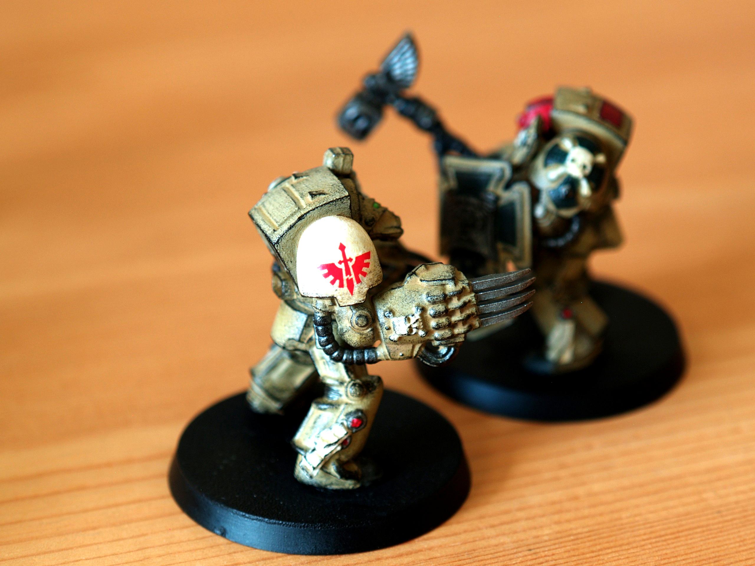 Dark Angels Afrika Korps, Deathwing, Space Marine Afrika Korps, Terminator Armor, Ultramarine Afrika Korps