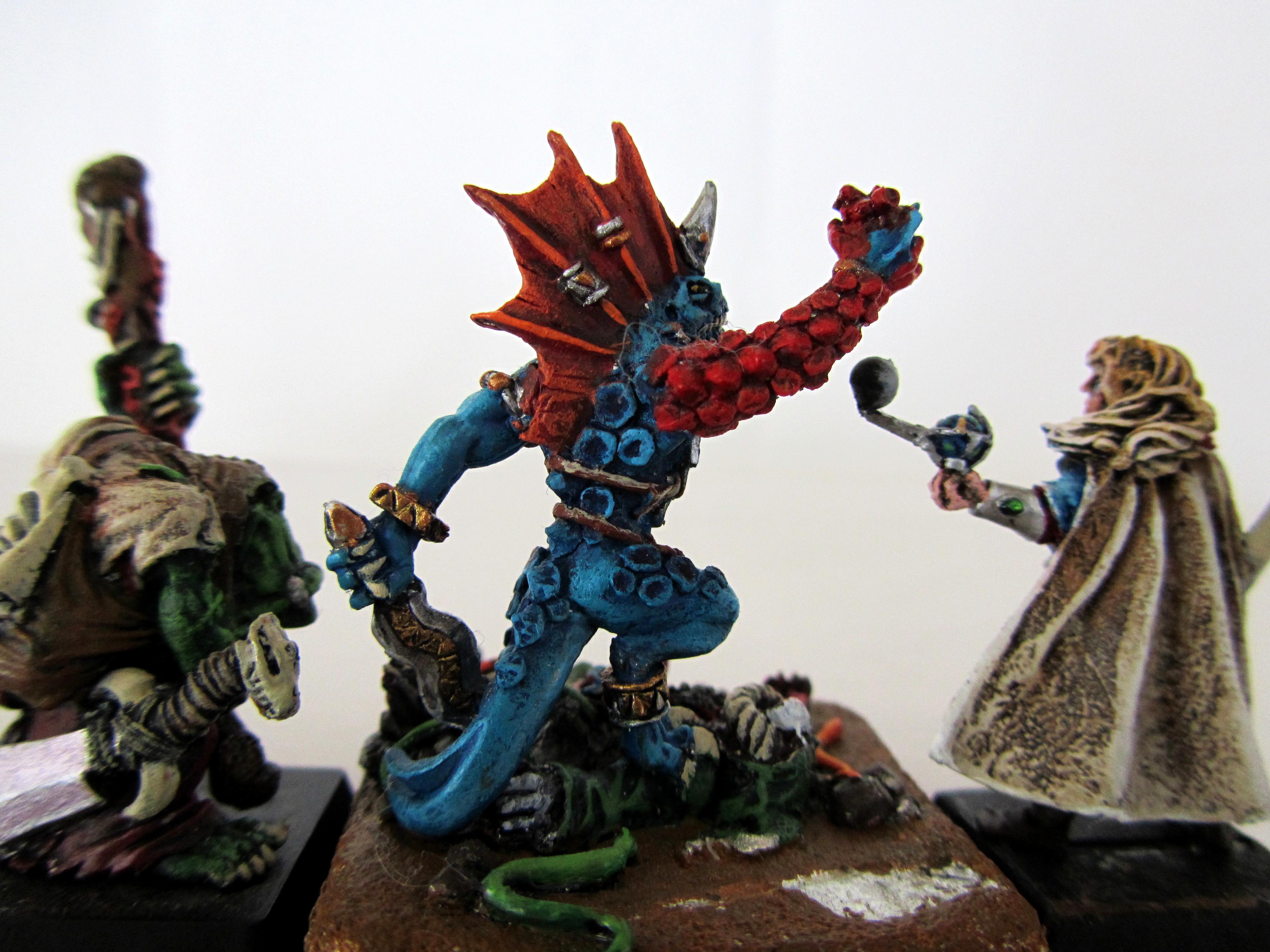 High Elf Mage Lizardmen Skink Priest Tenehuain Orc Shaman