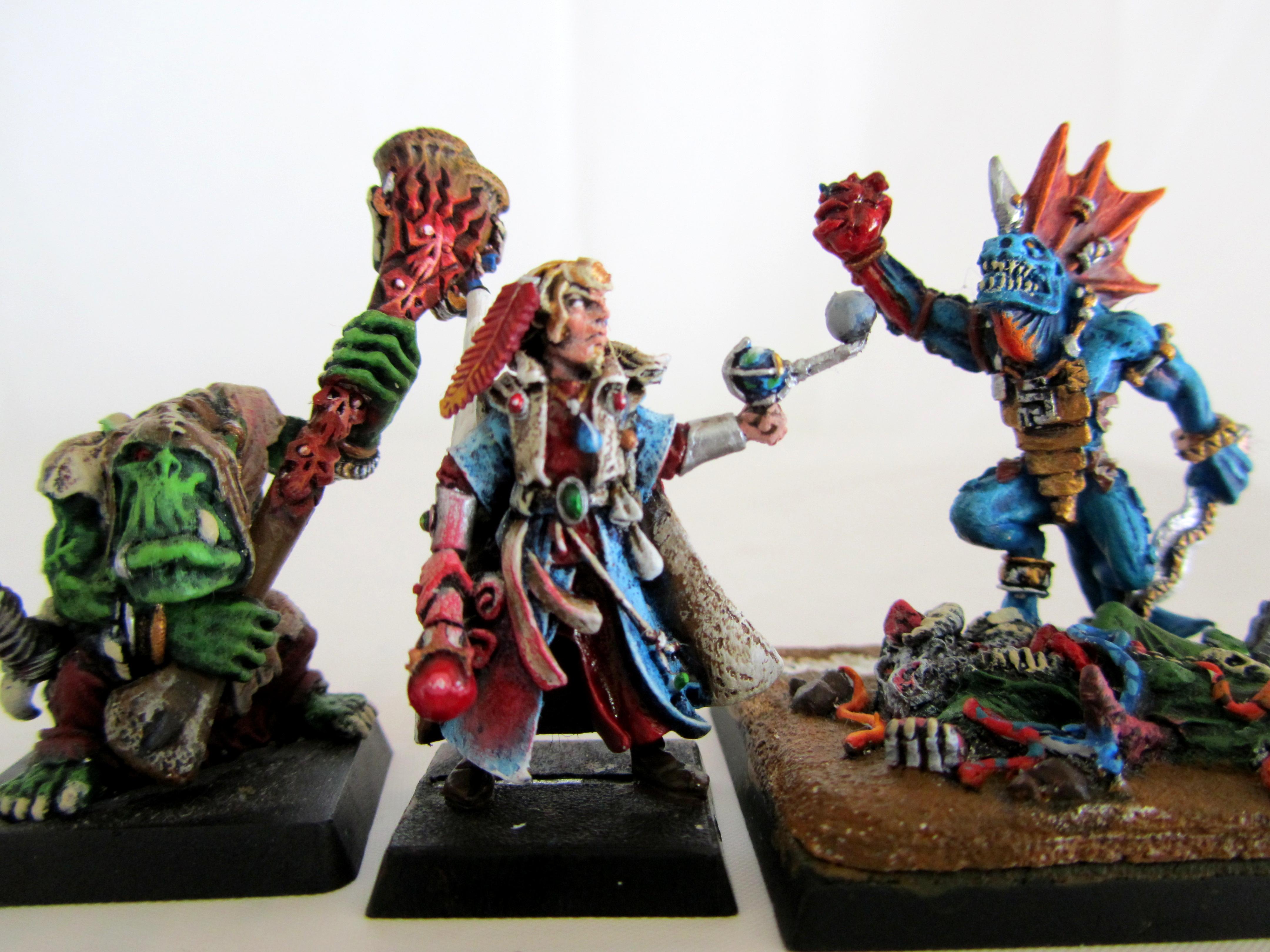 High Elf Mage Lizardmen Skink Priest Tenehuain Orc Shaman