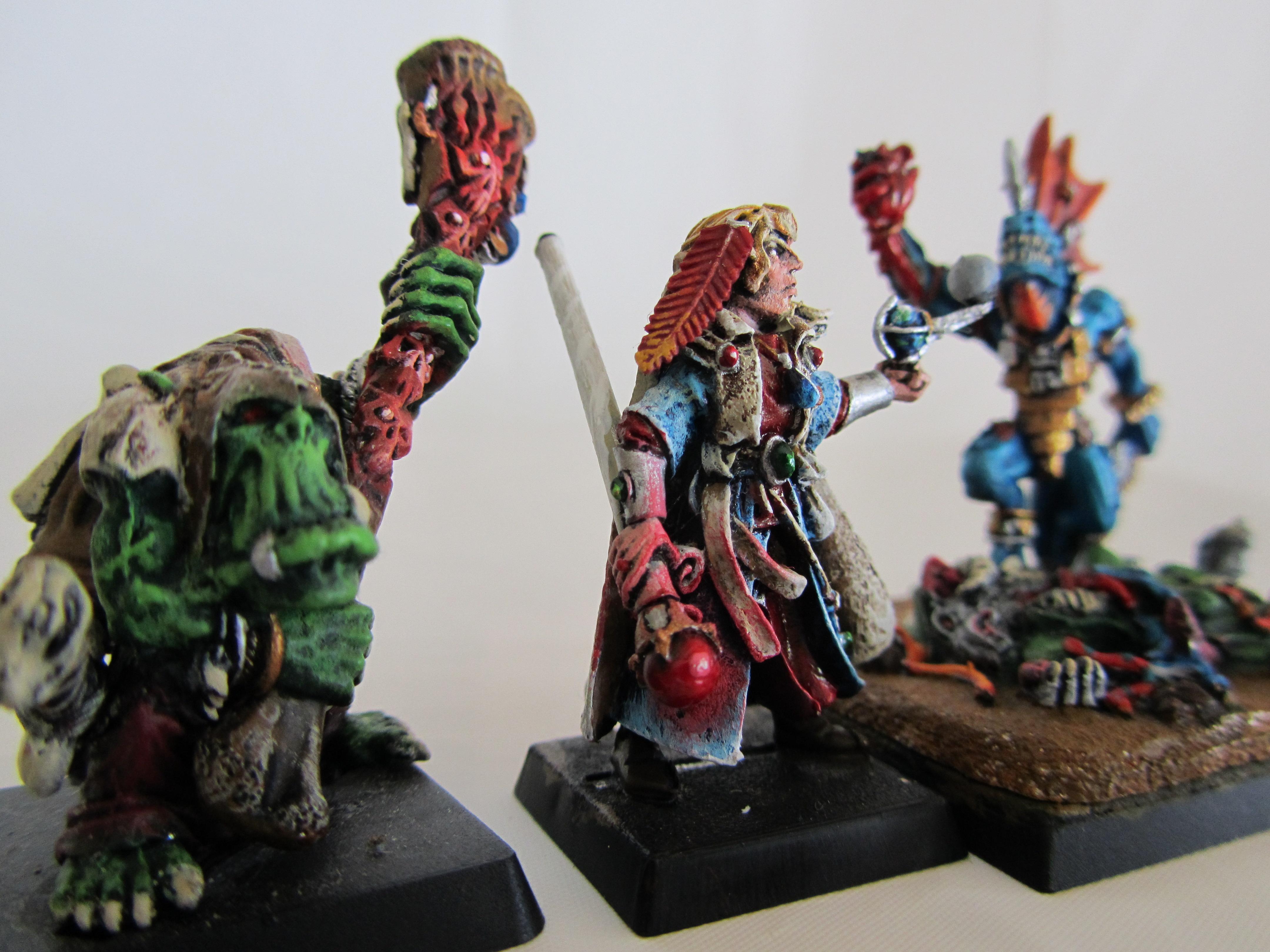 High Elf Mage Lizardmen Skink Priest Tenehuain Orc Shaman