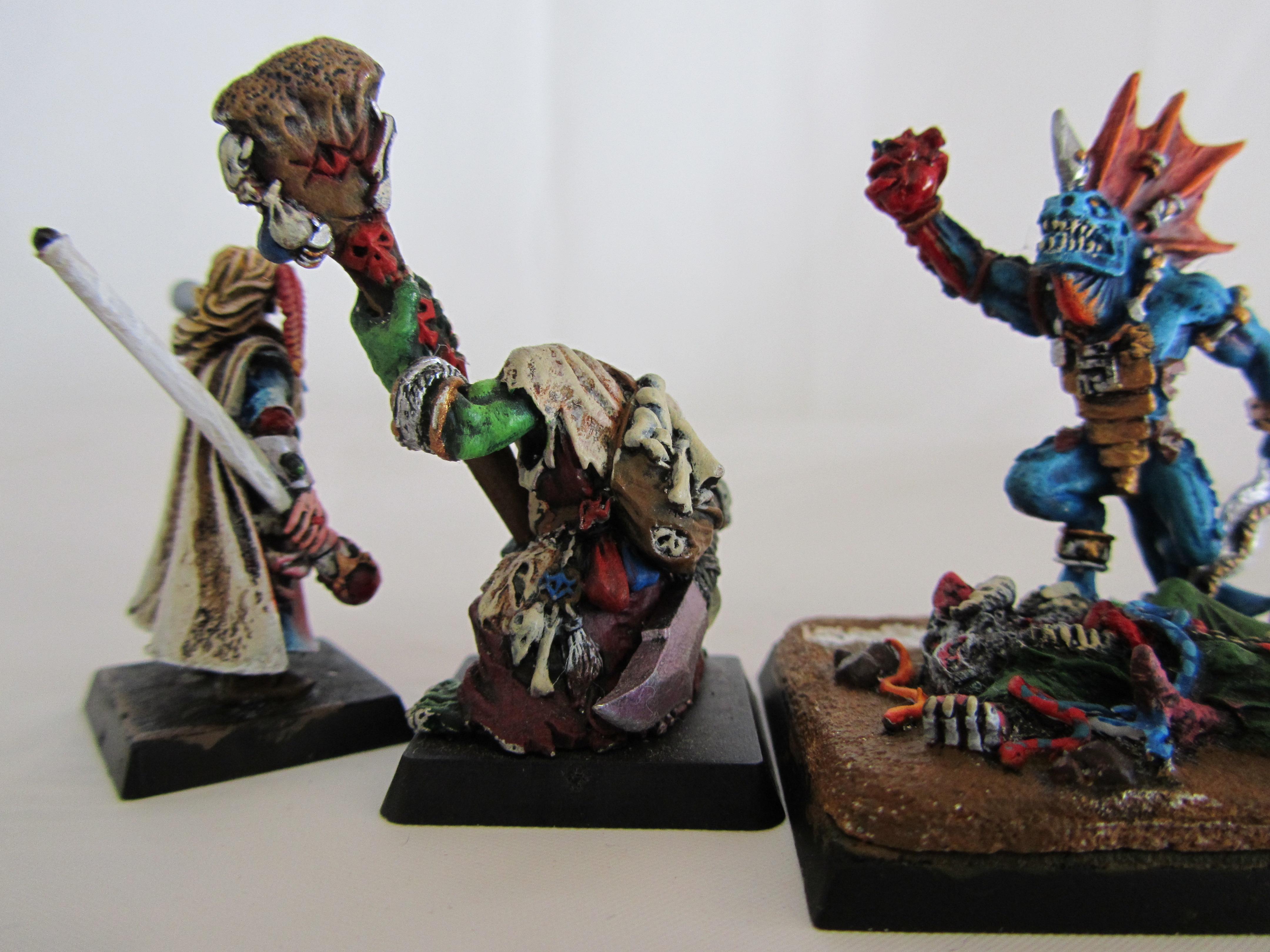 High Elf Mage Lizardmen Skink Priest Tenehuain Orc Shaman