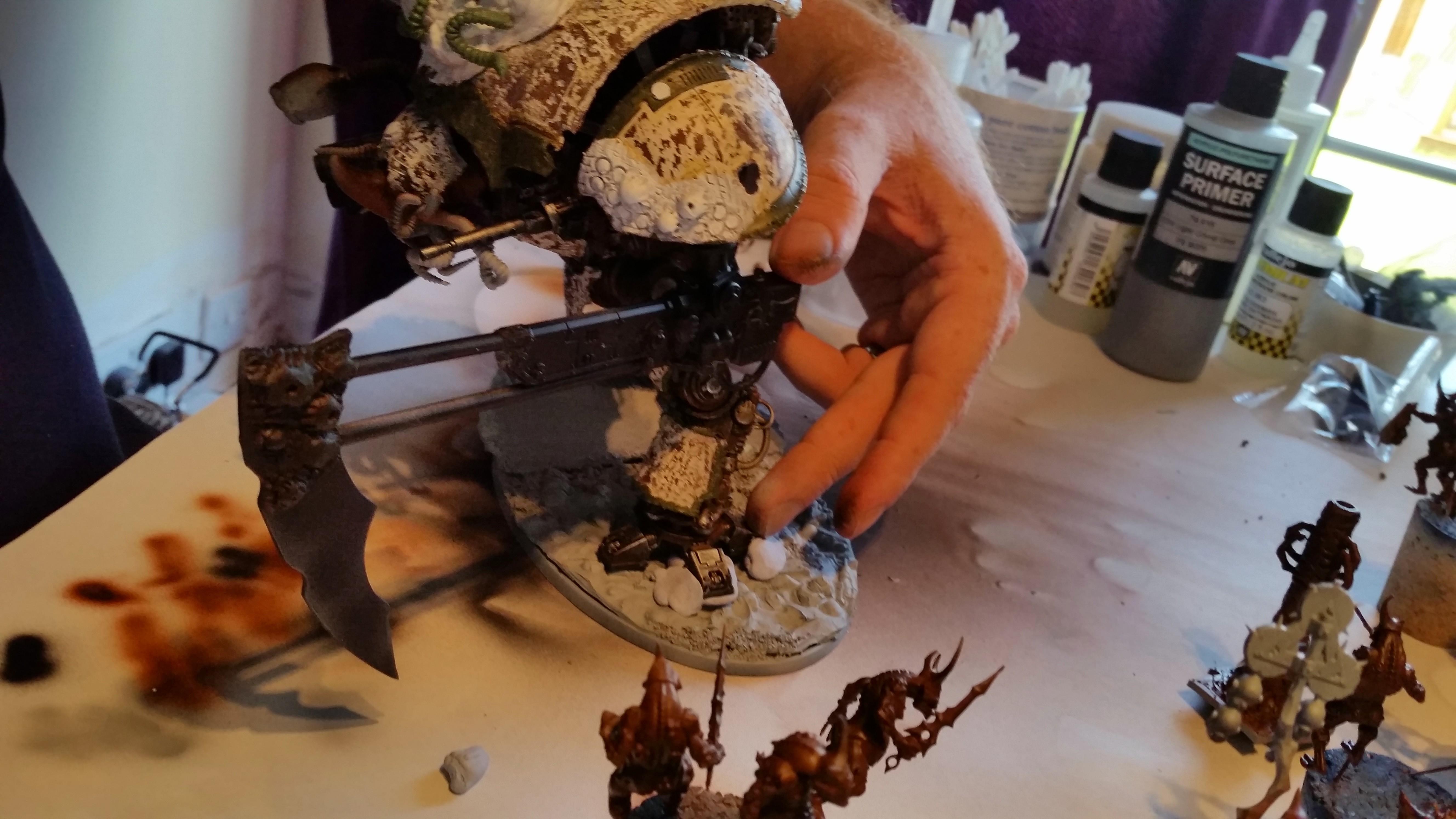 Chaos, Knights, Nurgle, Sycthe, Walker