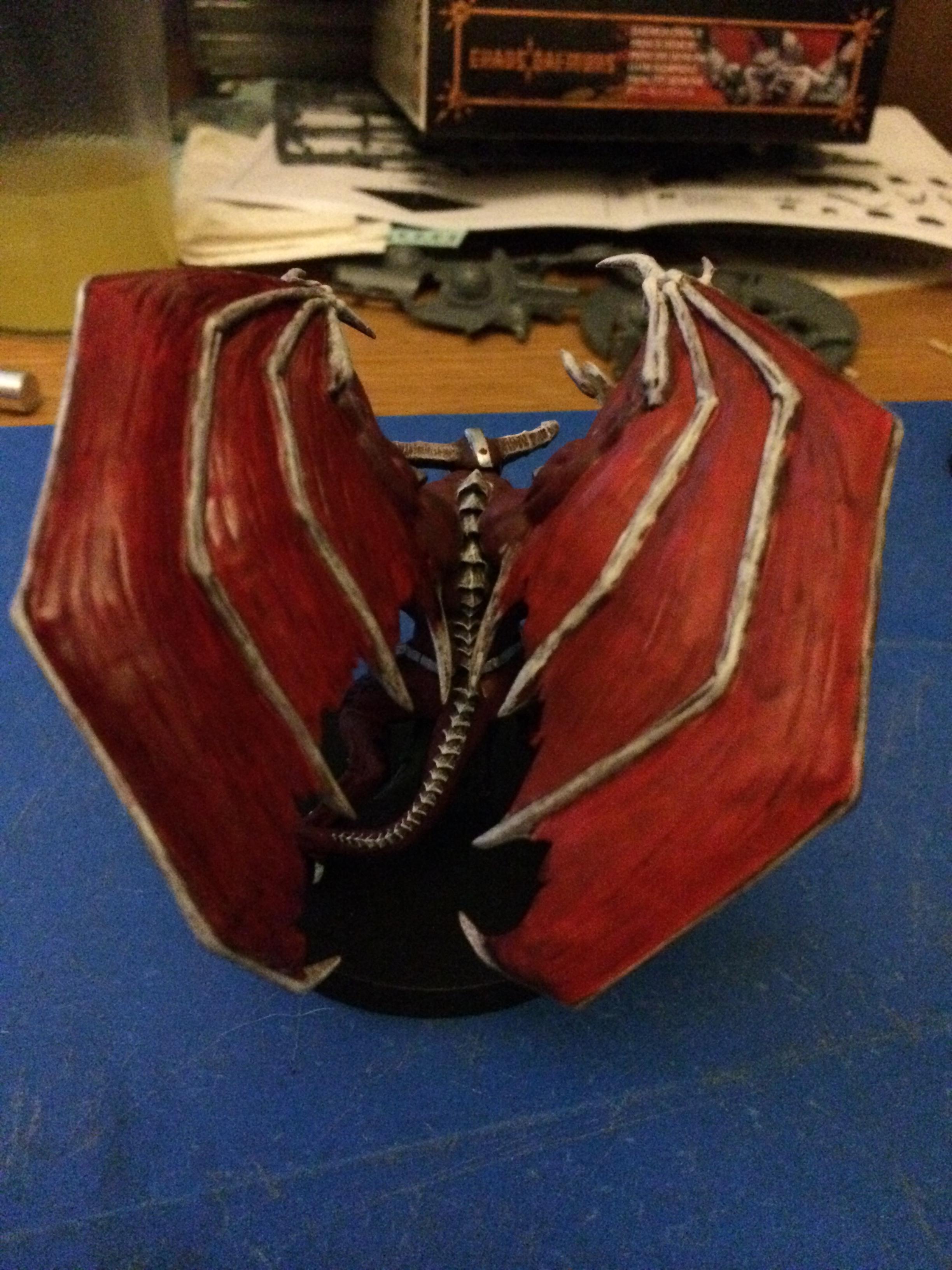 The Daemon Wings Half Glorified
