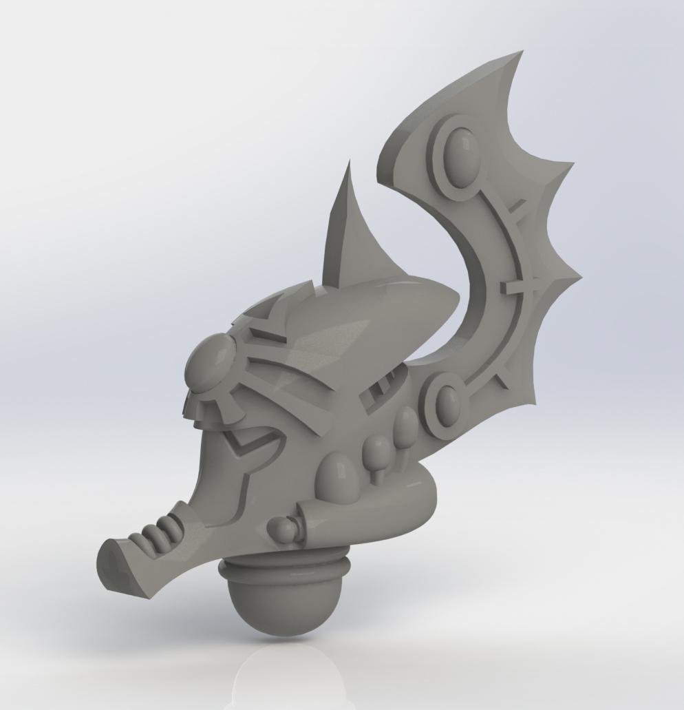3d Print, Eldar, Helmet