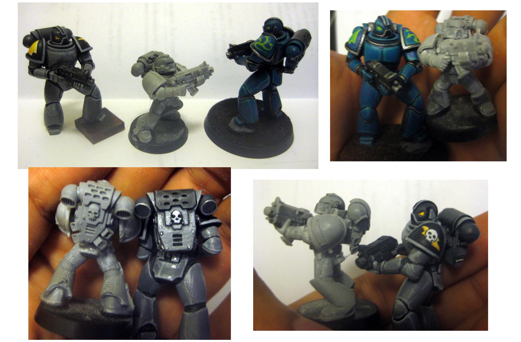 3d, Alpha Legion, Artscale, Comparison, Reviler, Scale, True-scale