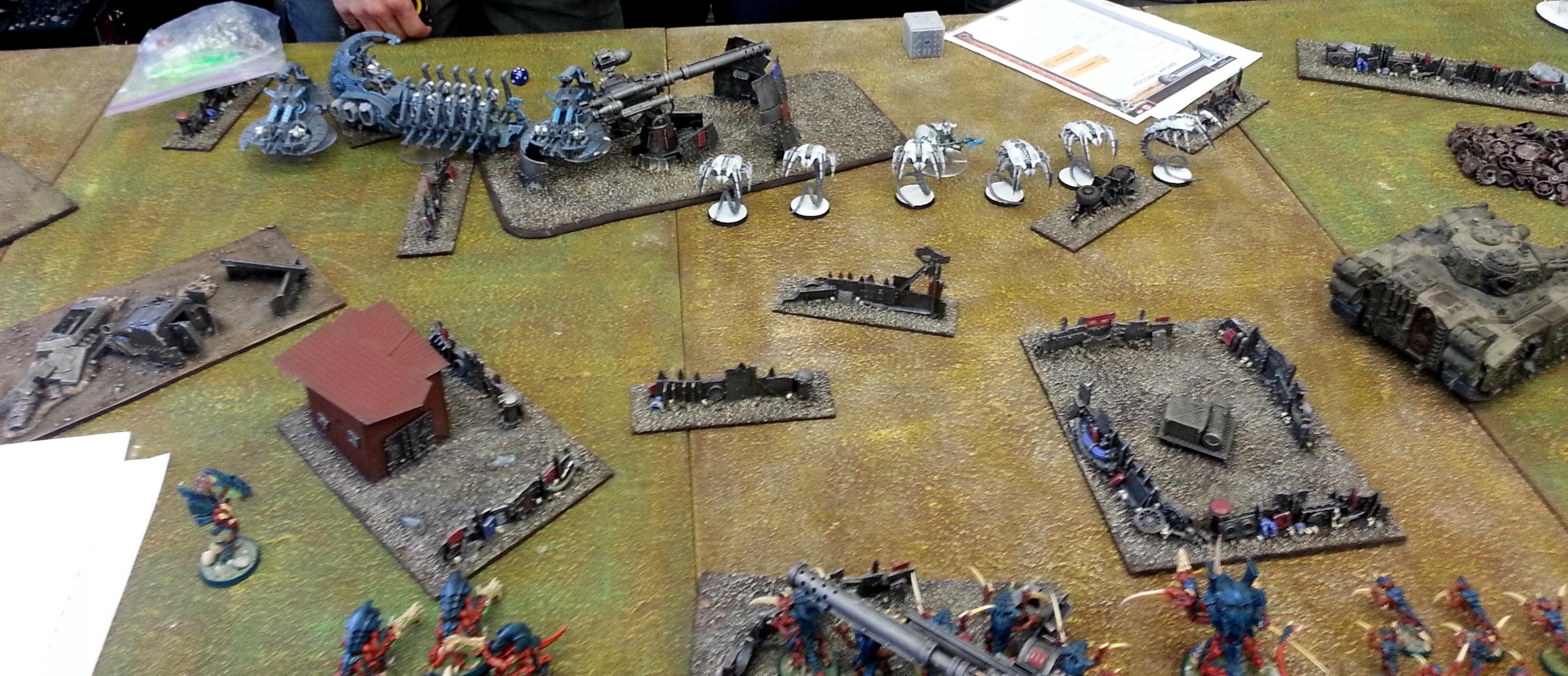 Necrons, Tyranids, Necron Deployment