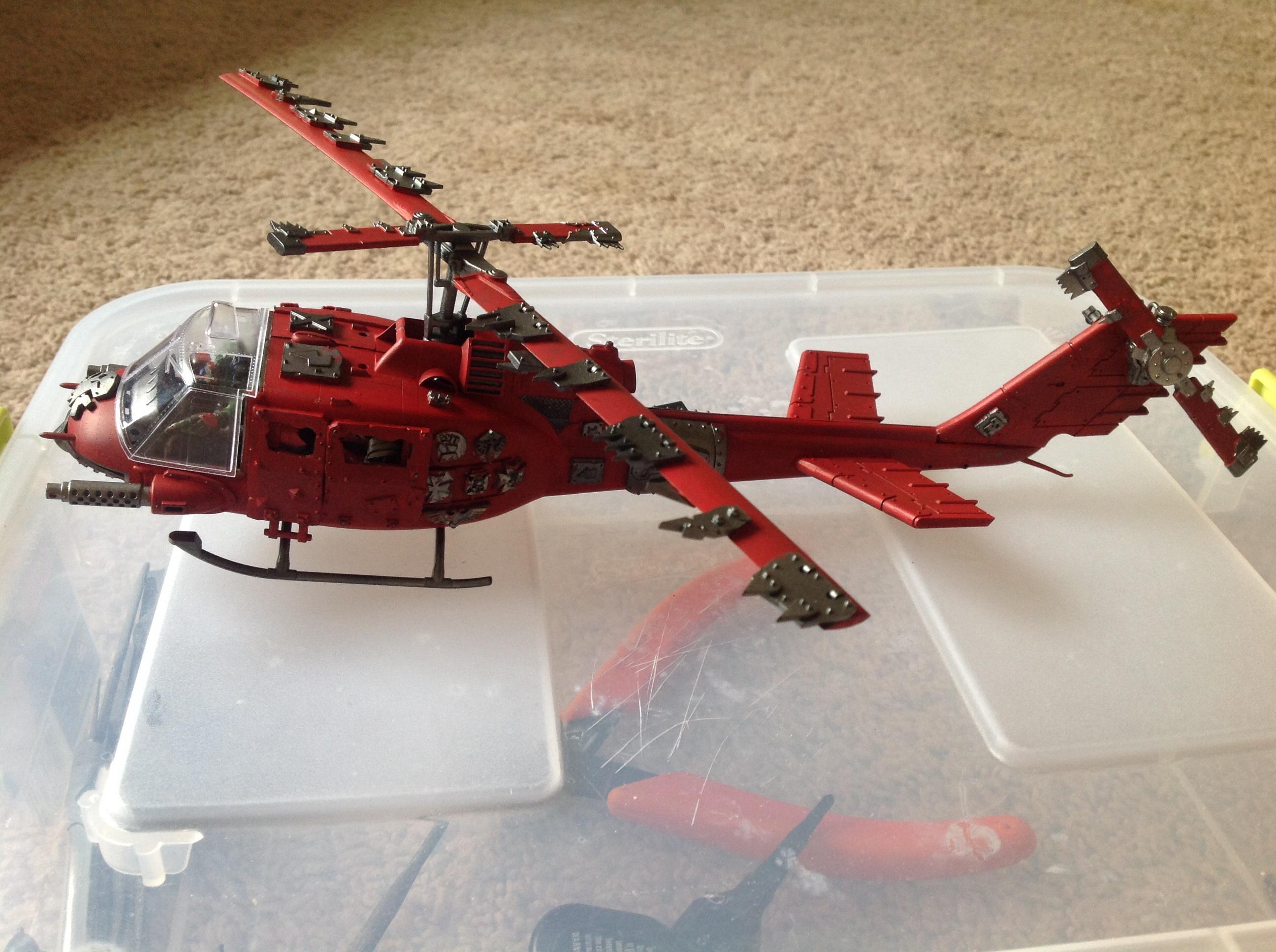 Conversion, Custom, Dakka Dakka, Helicopter, Kopta, Orks, Warkoptas, Work In Progress