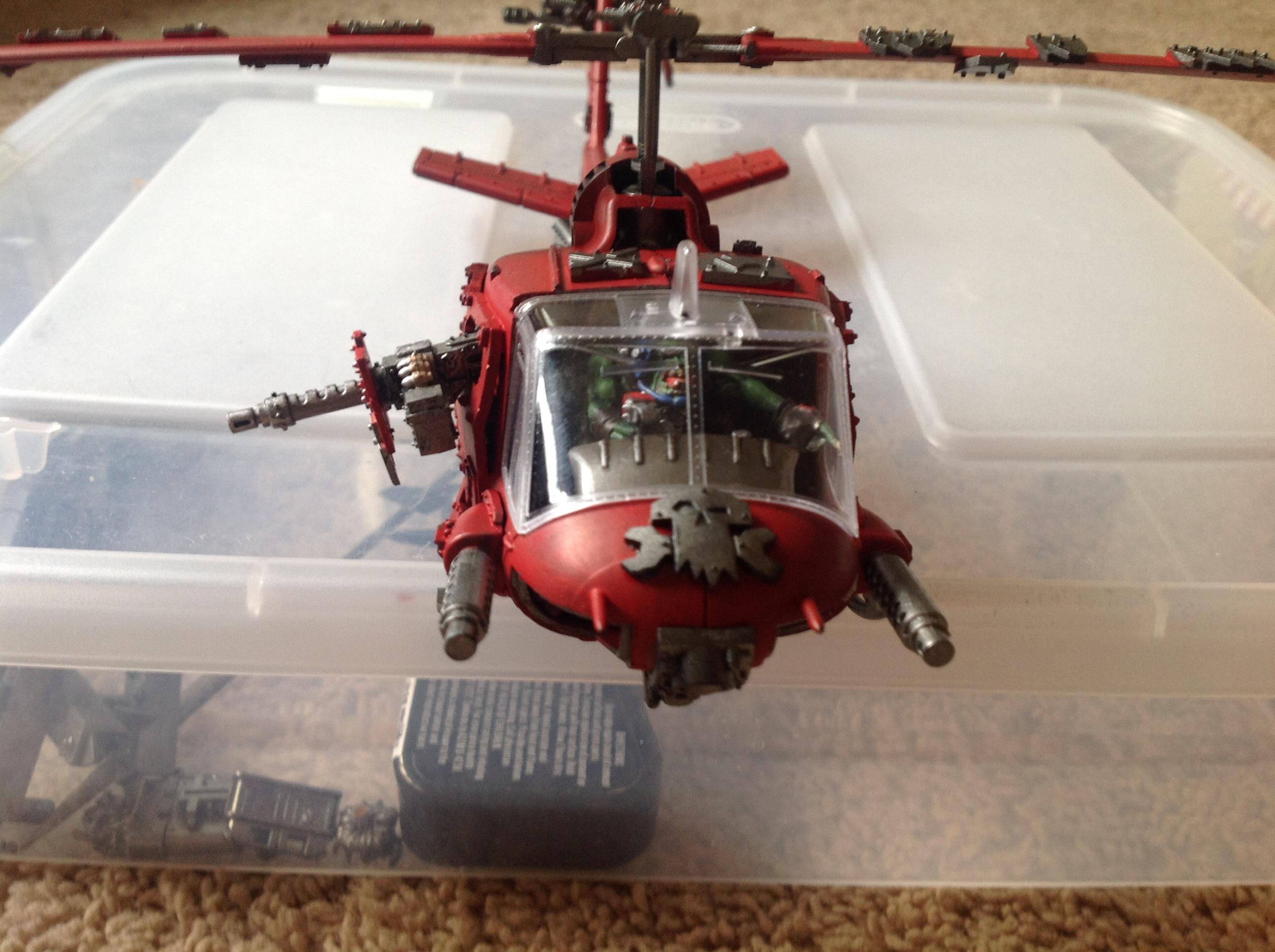 Conversion, Custom, Dakka Dakka, Helicopter, Kopta, Orks, Warkoptas, Work In Progress