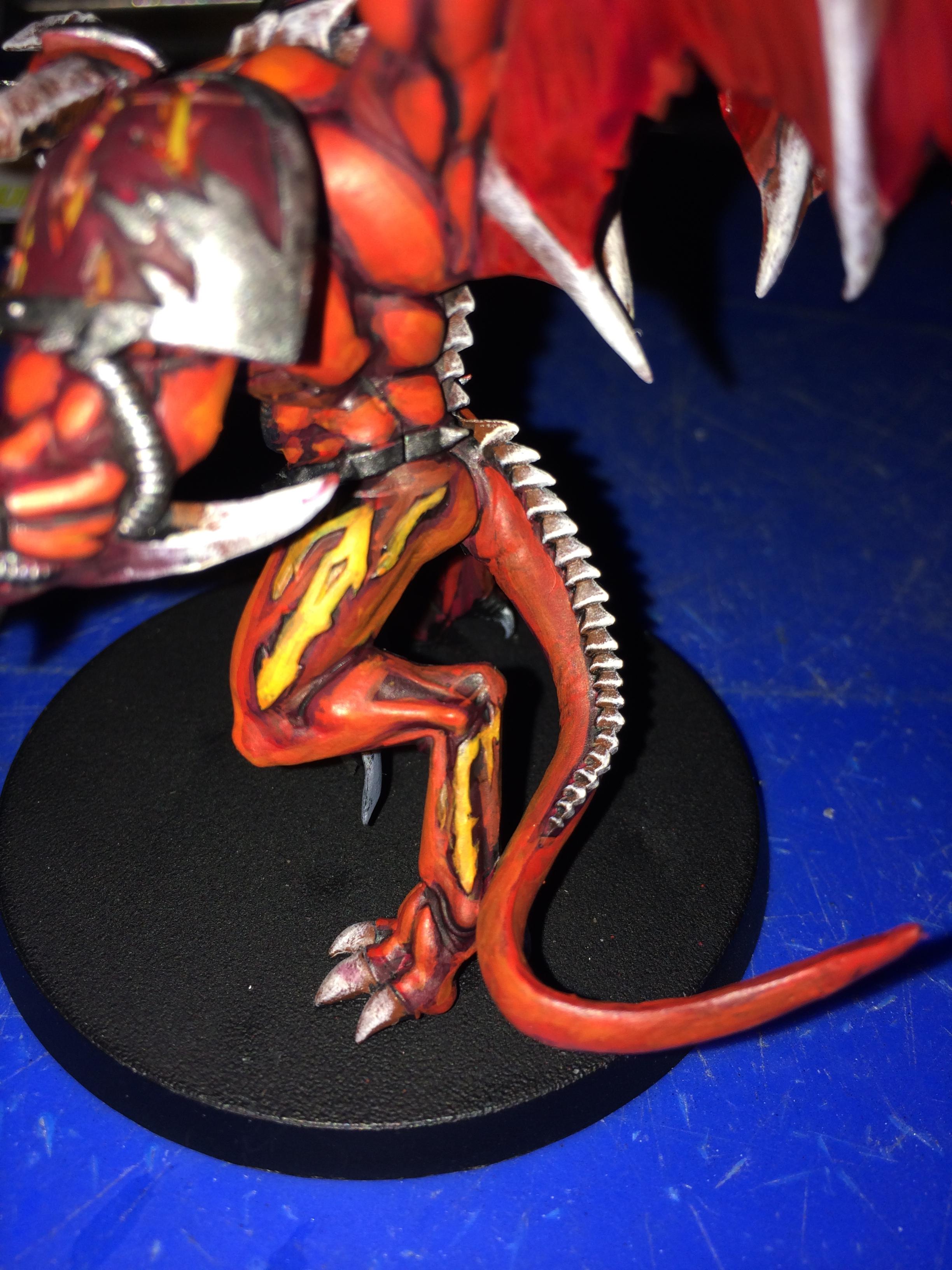 Daemon Prince's Runes Left Leg View