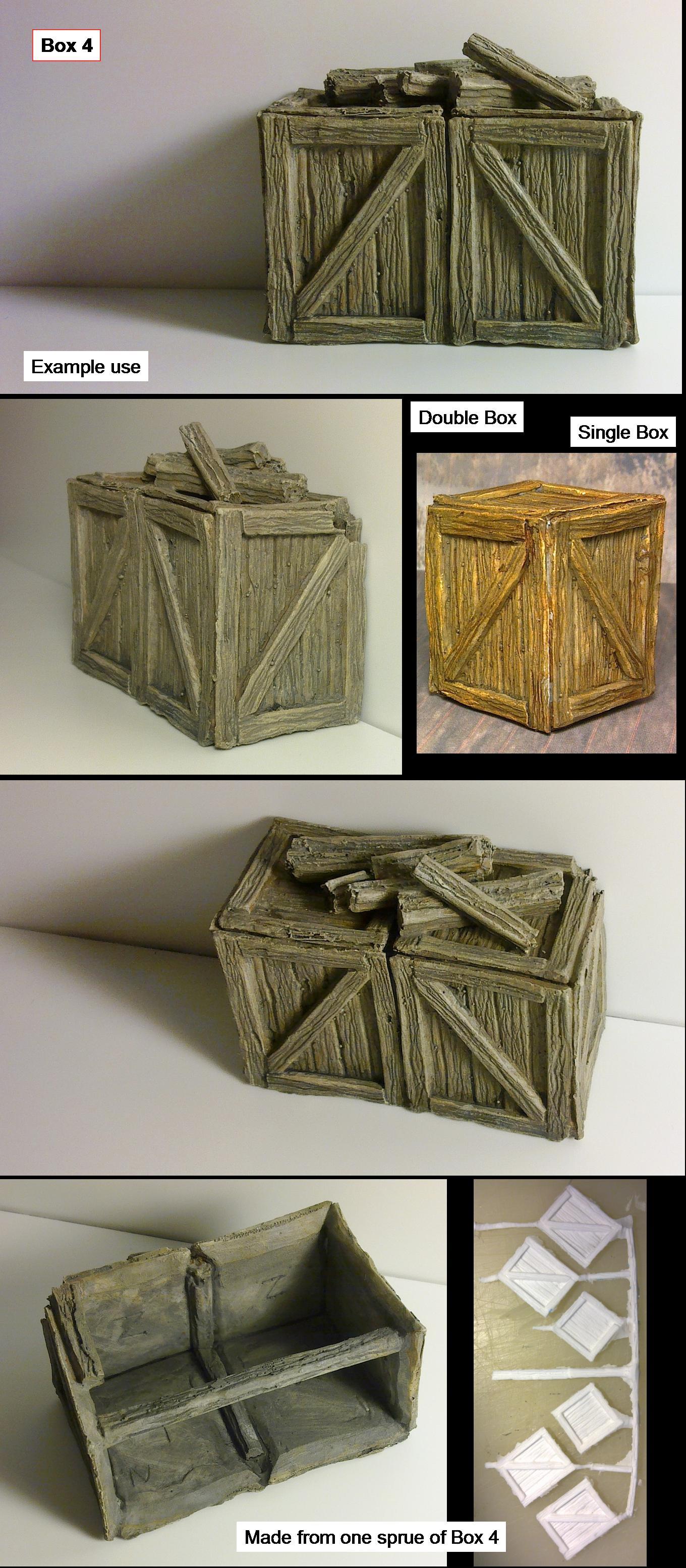 Example use of a single box and it's sprue