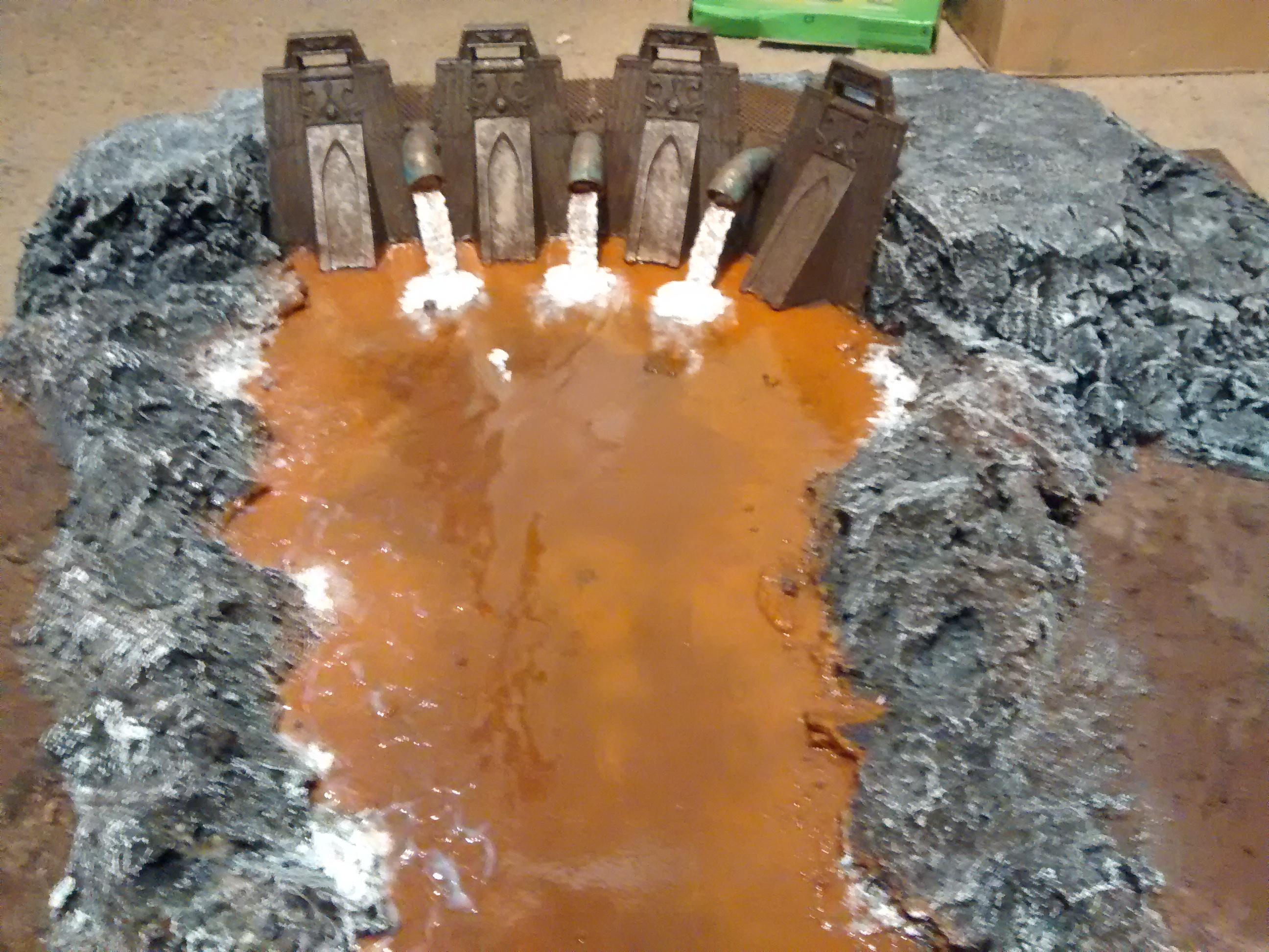 Dam, Industrial, River, Terrain