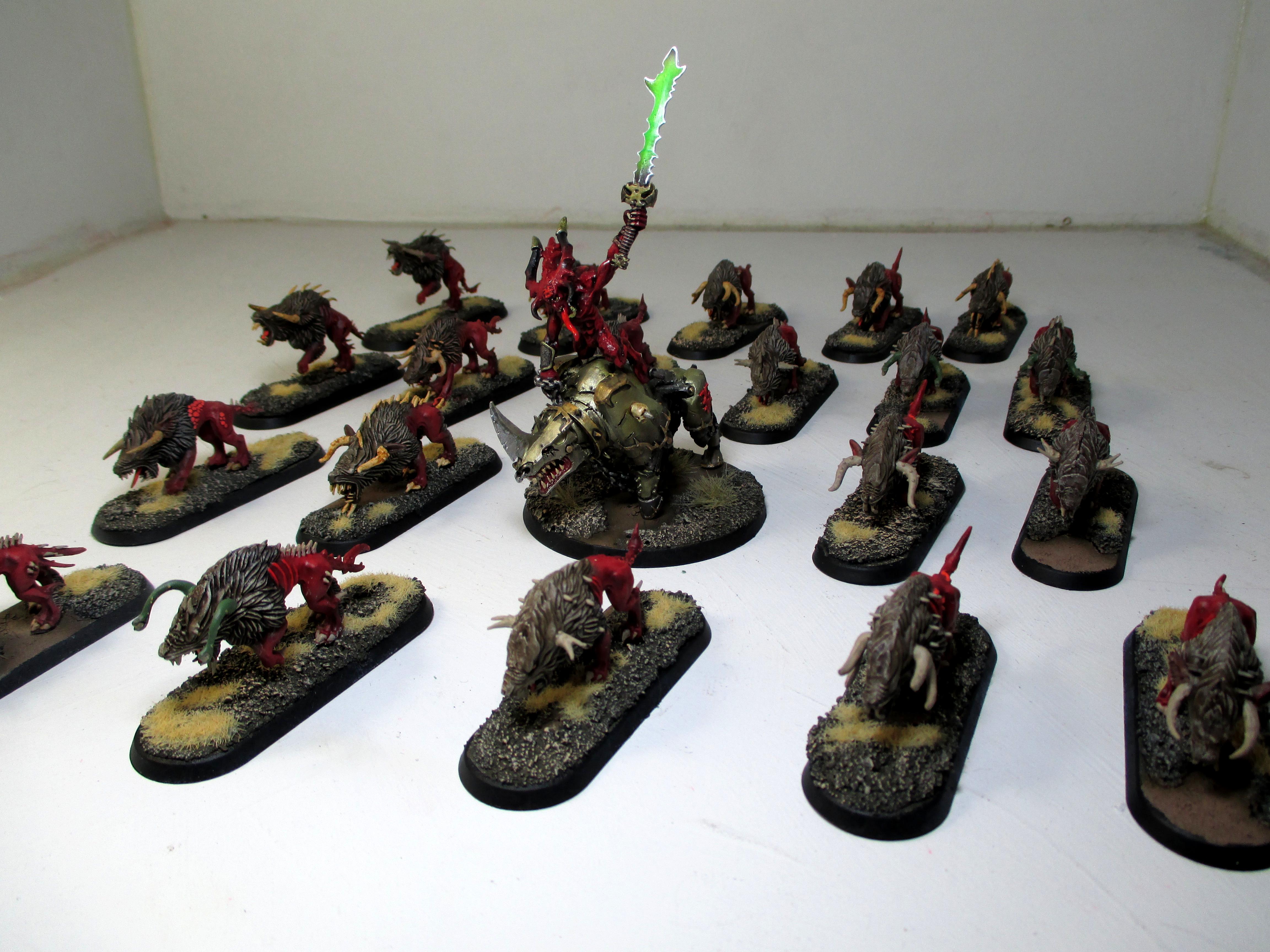 Chaos, Daemons, Flesh Hounds, Herald, Juggernaut, Khorne