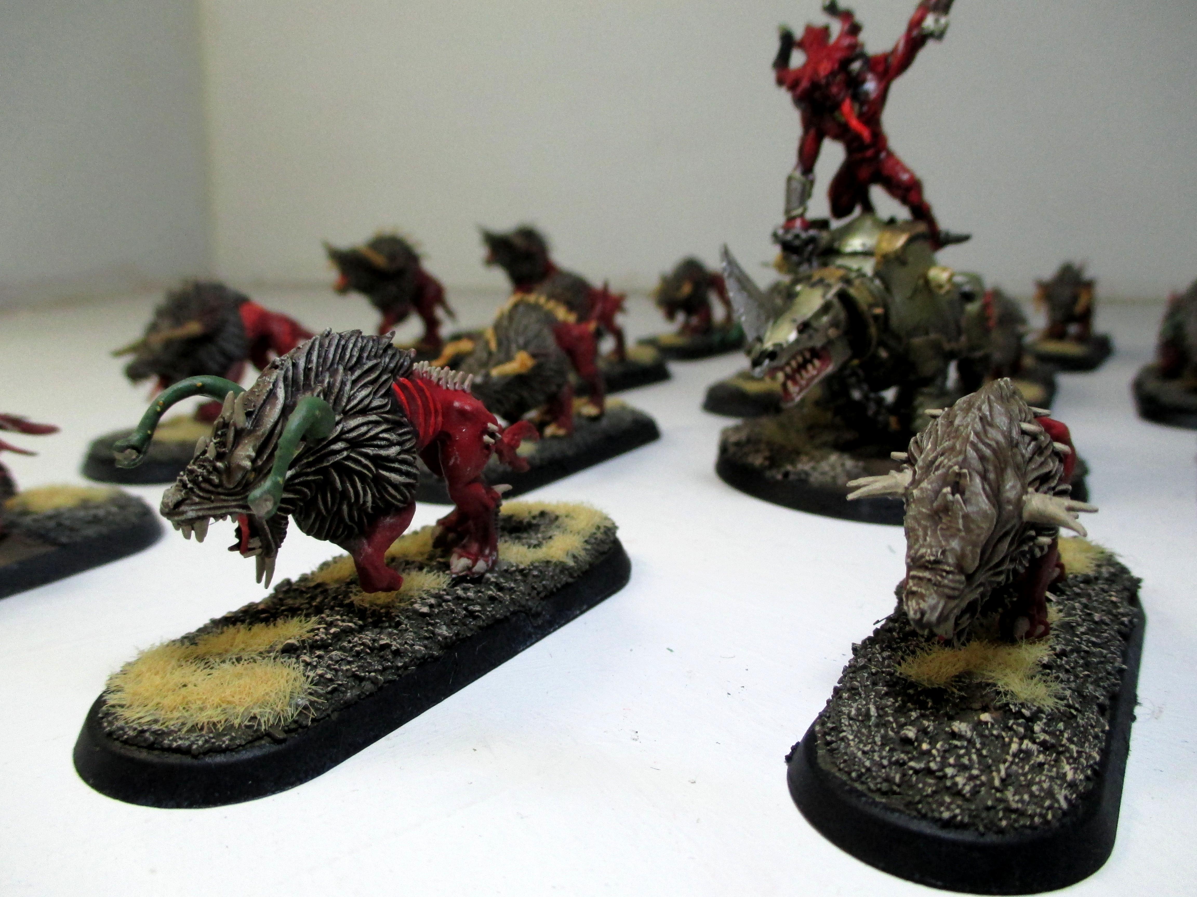 Chaos, Daemons, Flesh Hounds, Herald, Juggernaut, Khorne