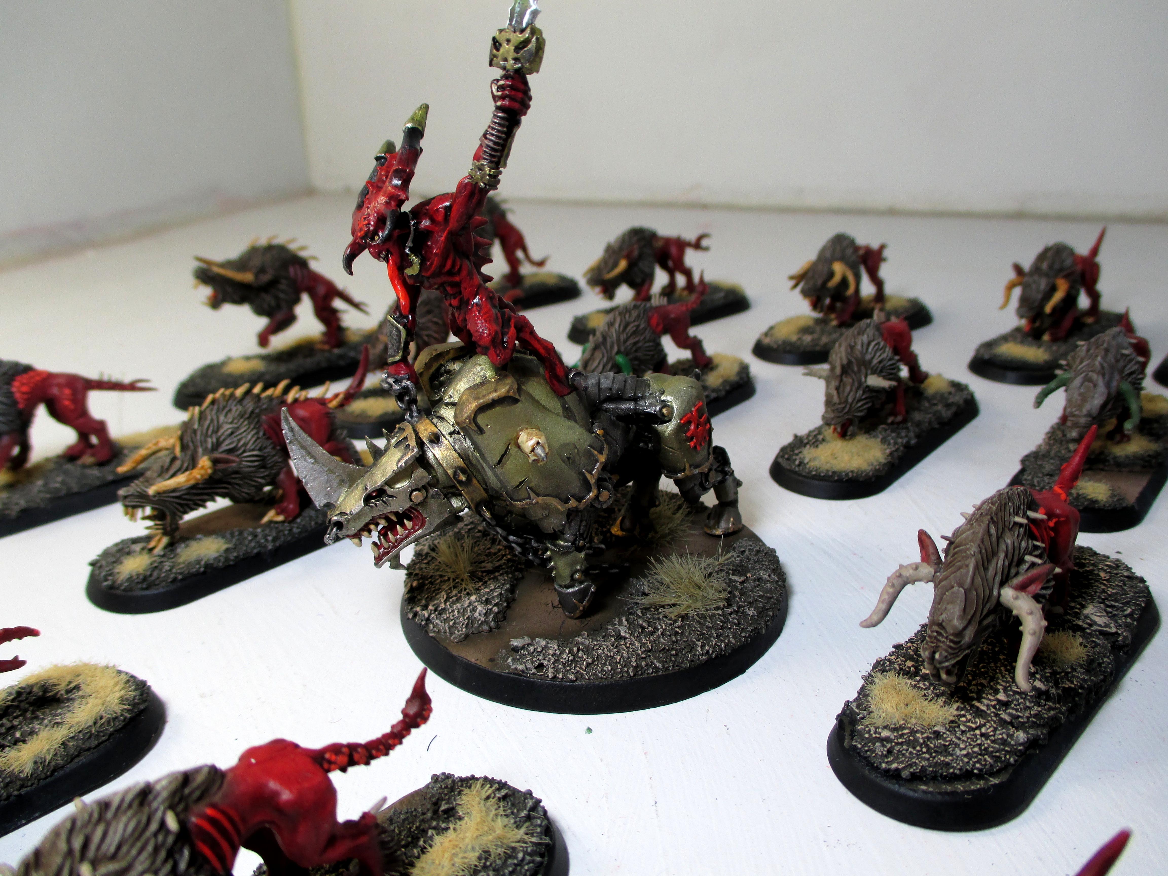 Chaos, Daemons, Flesh Hounds, Herald, Juggernaut, Khorne