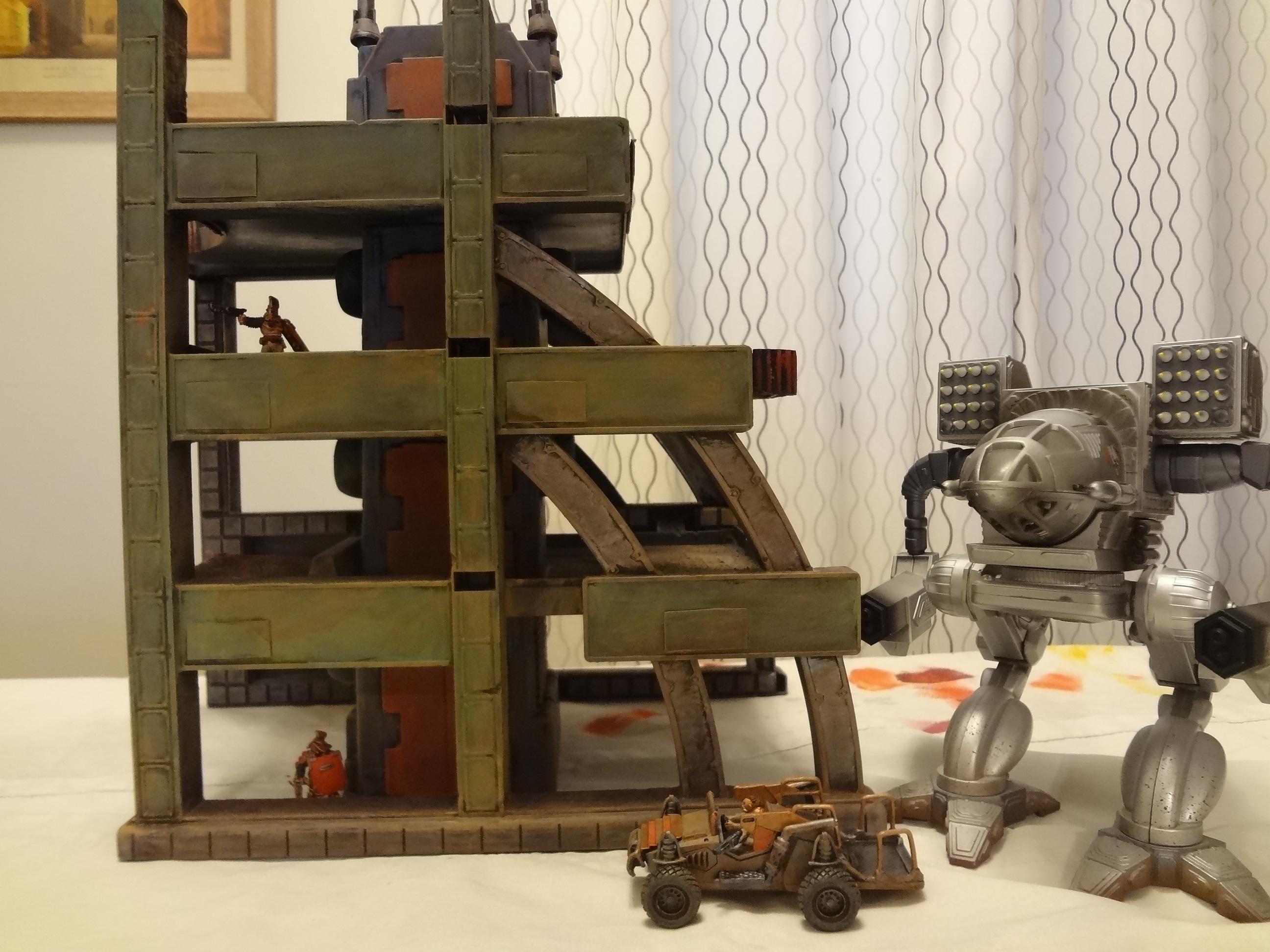 Buildings, Necromunda, Post Apo, Terrain, Toybashing