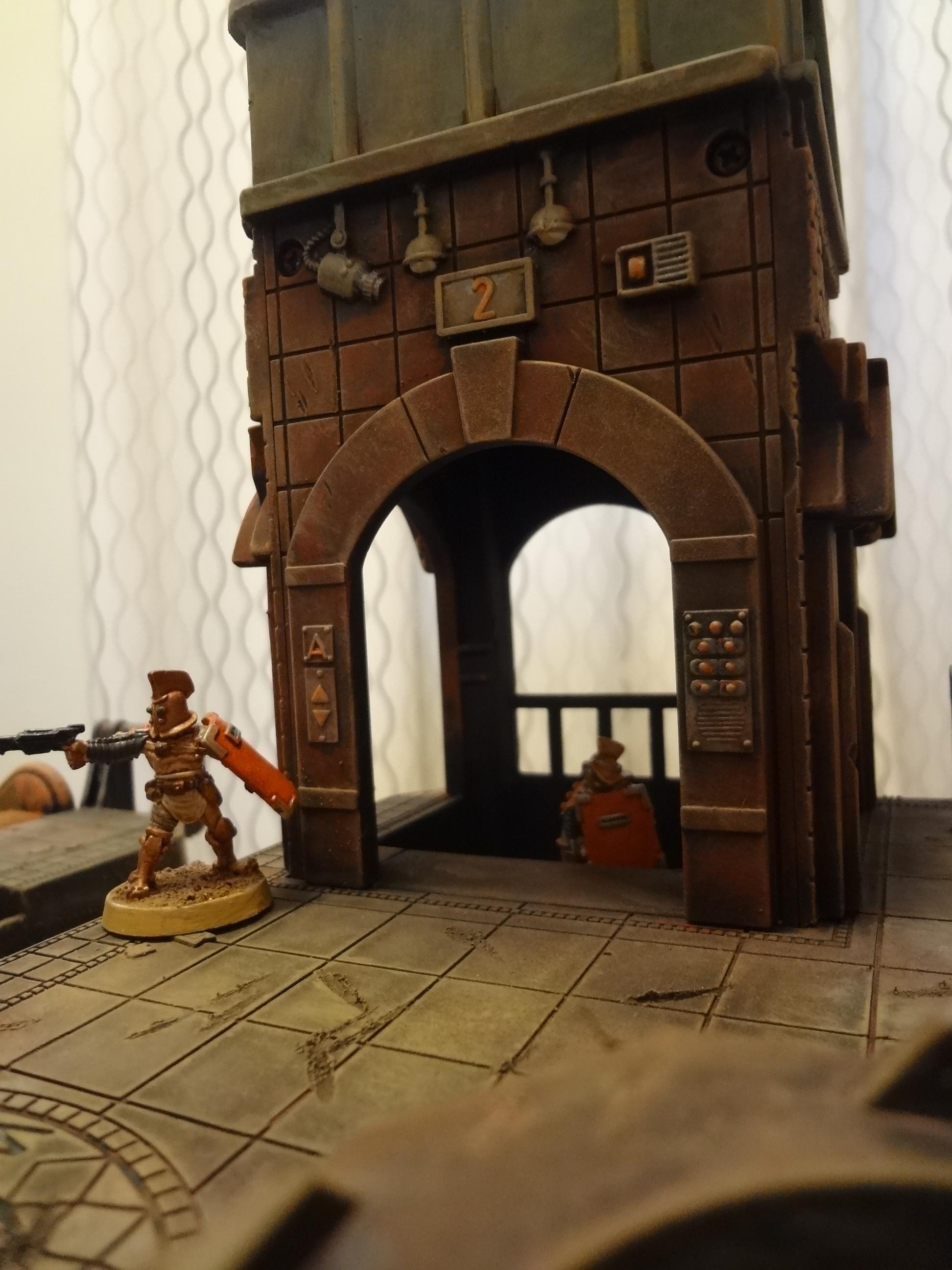 Conversion, Do-it-yourself, Necromunda, Terrain, Toybashing, Train