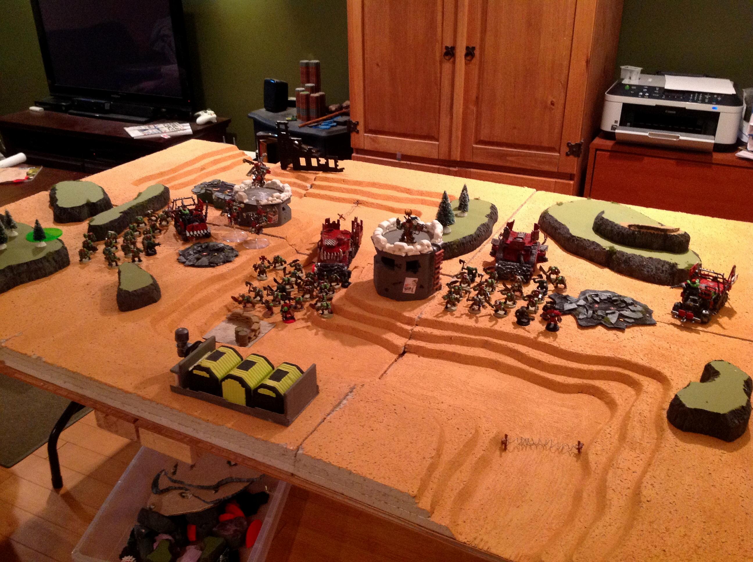 Game Table, Terrain