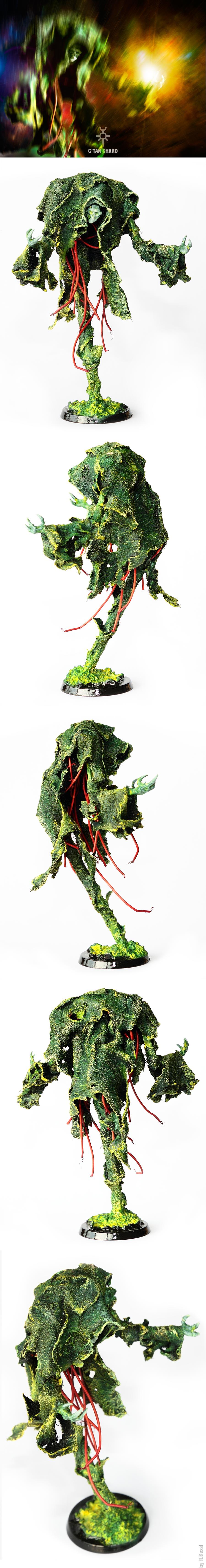 C'tan Shard, Conversion, Gaze Of Death, Greenstuff, Lord Of Fire, Necrons, Scratch Build, Transdimentional Thunderbolt
