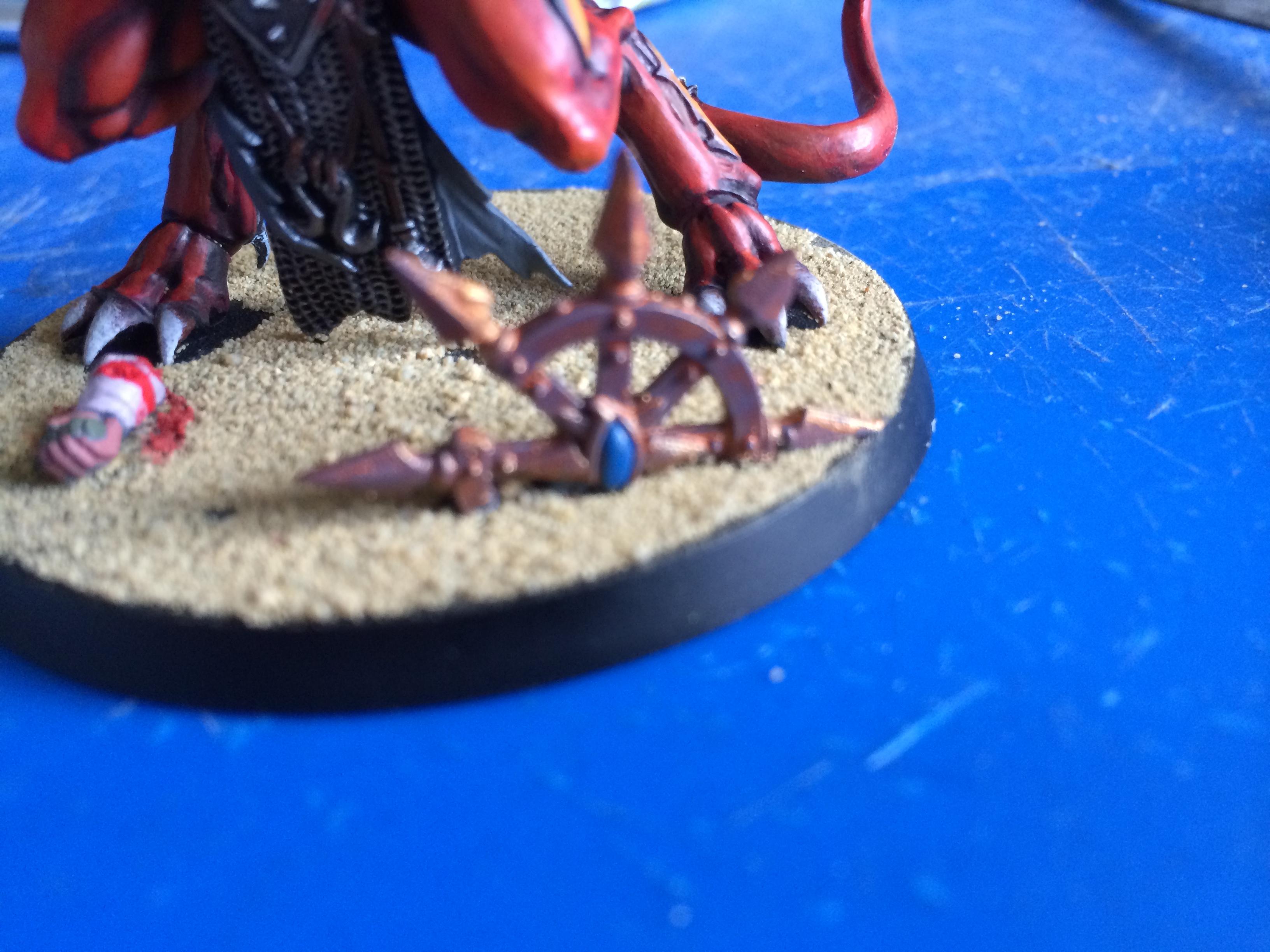 Base with added features left view