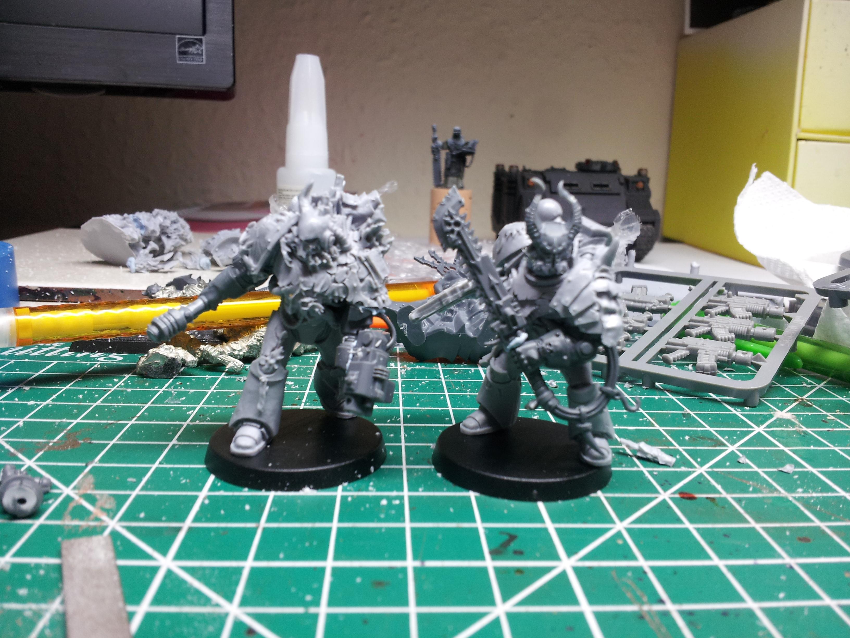 Art Scale, Chaos, Chaos Space Marines, Space Marines, True Scale, Word Bearers