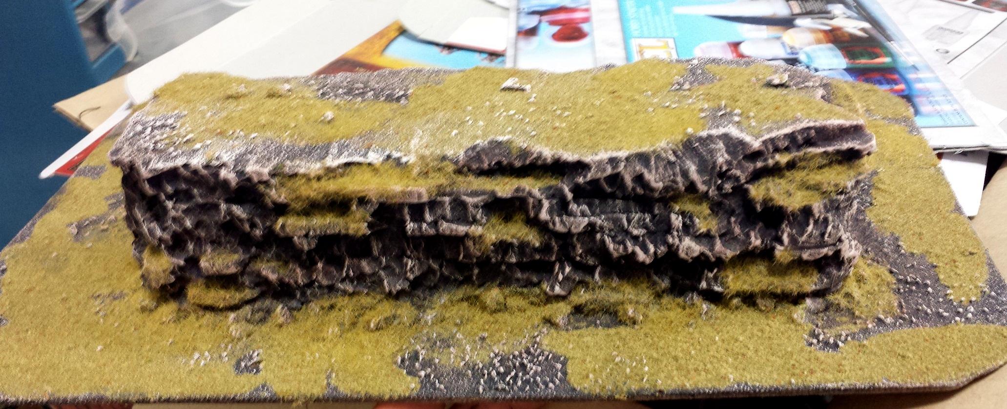Blue, Commission, Hot Glue, Hotglue, Mesa, Pink, Styrofoam, Terrain, Tutorial, Waaazag, Waazag, Work In Progress
