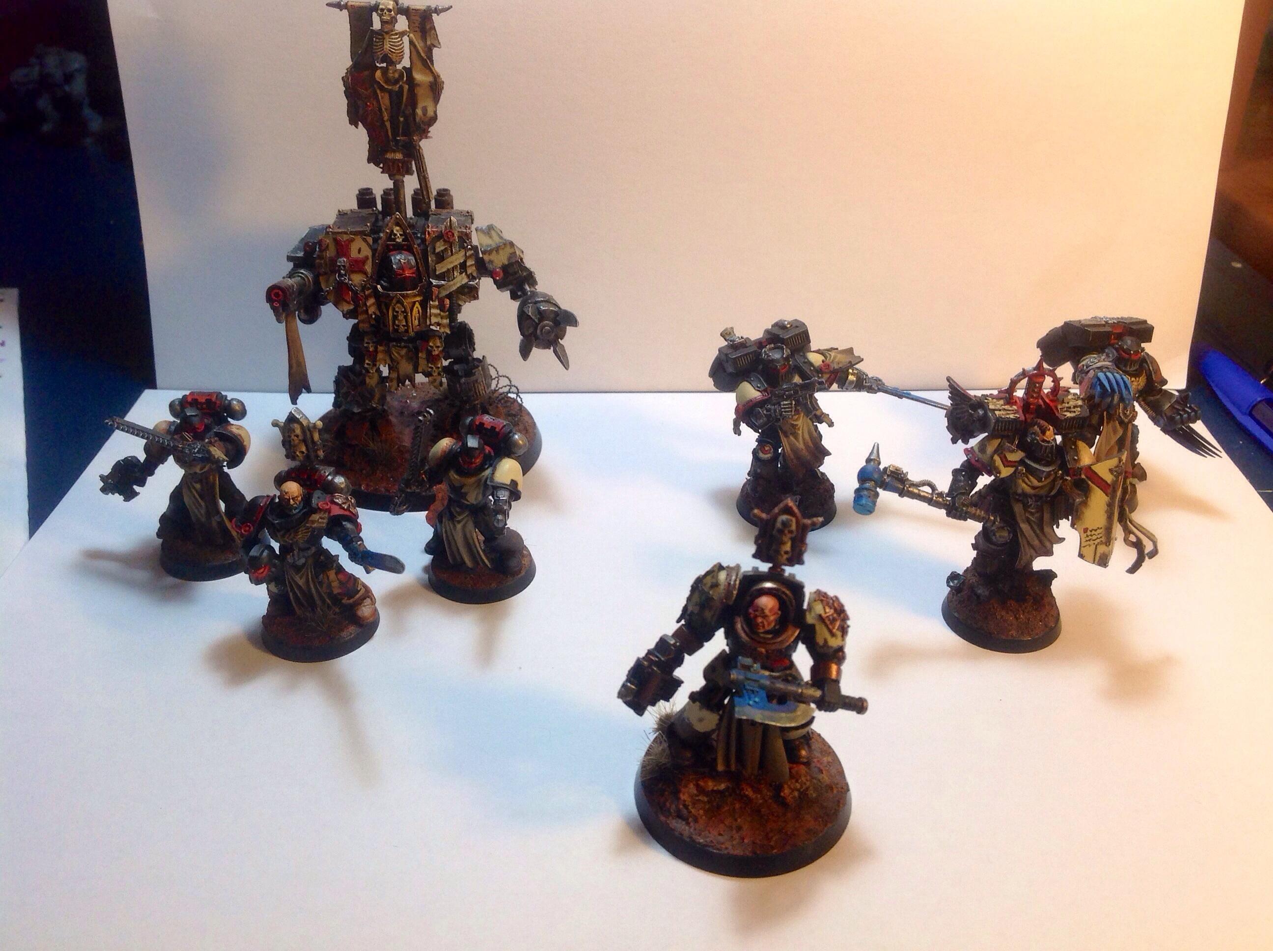 Black Templars, Chapter Master, Marshal, Terminator Armor