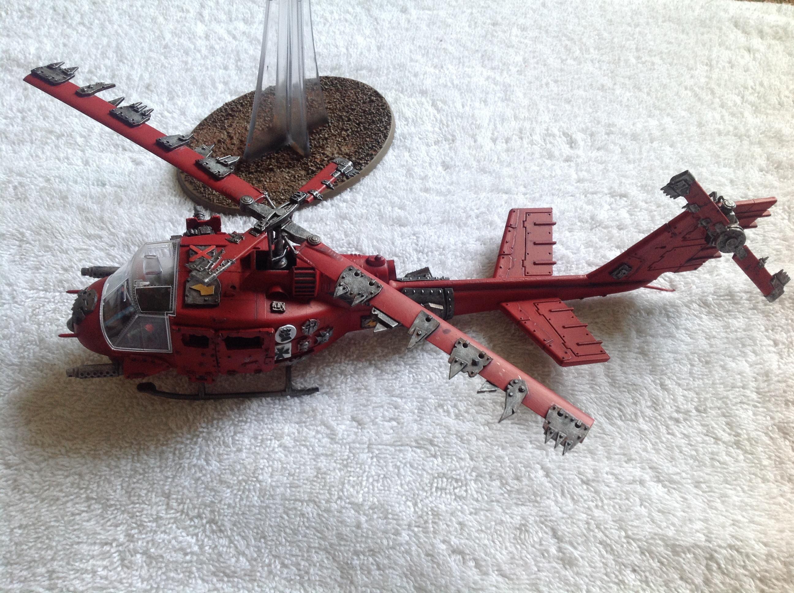 Conversion, Helicopter, Orks, Warkoptas, Work In Progress