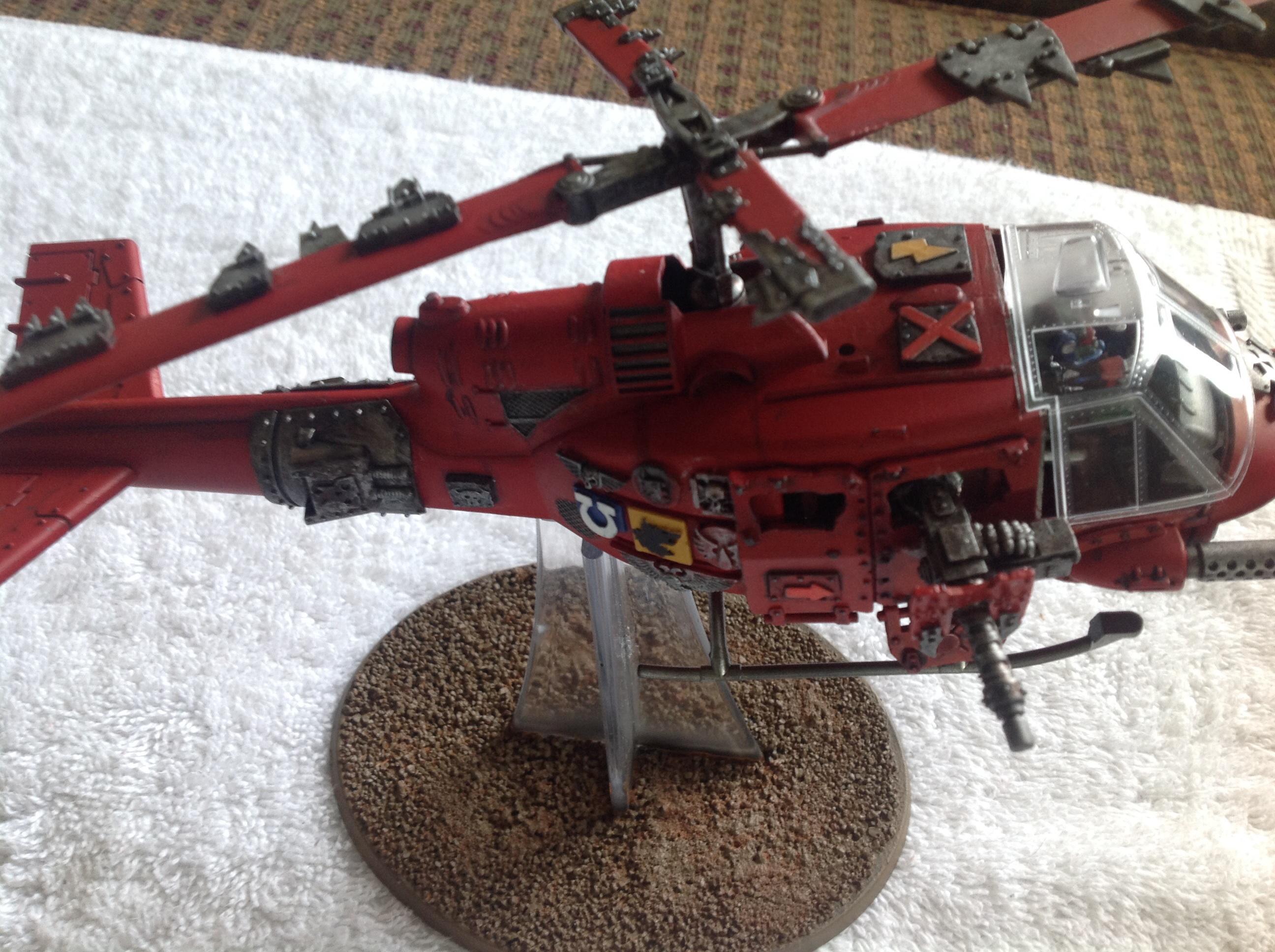 Conversion, Helicopter, Orks, Warkoptas, Work In Progress