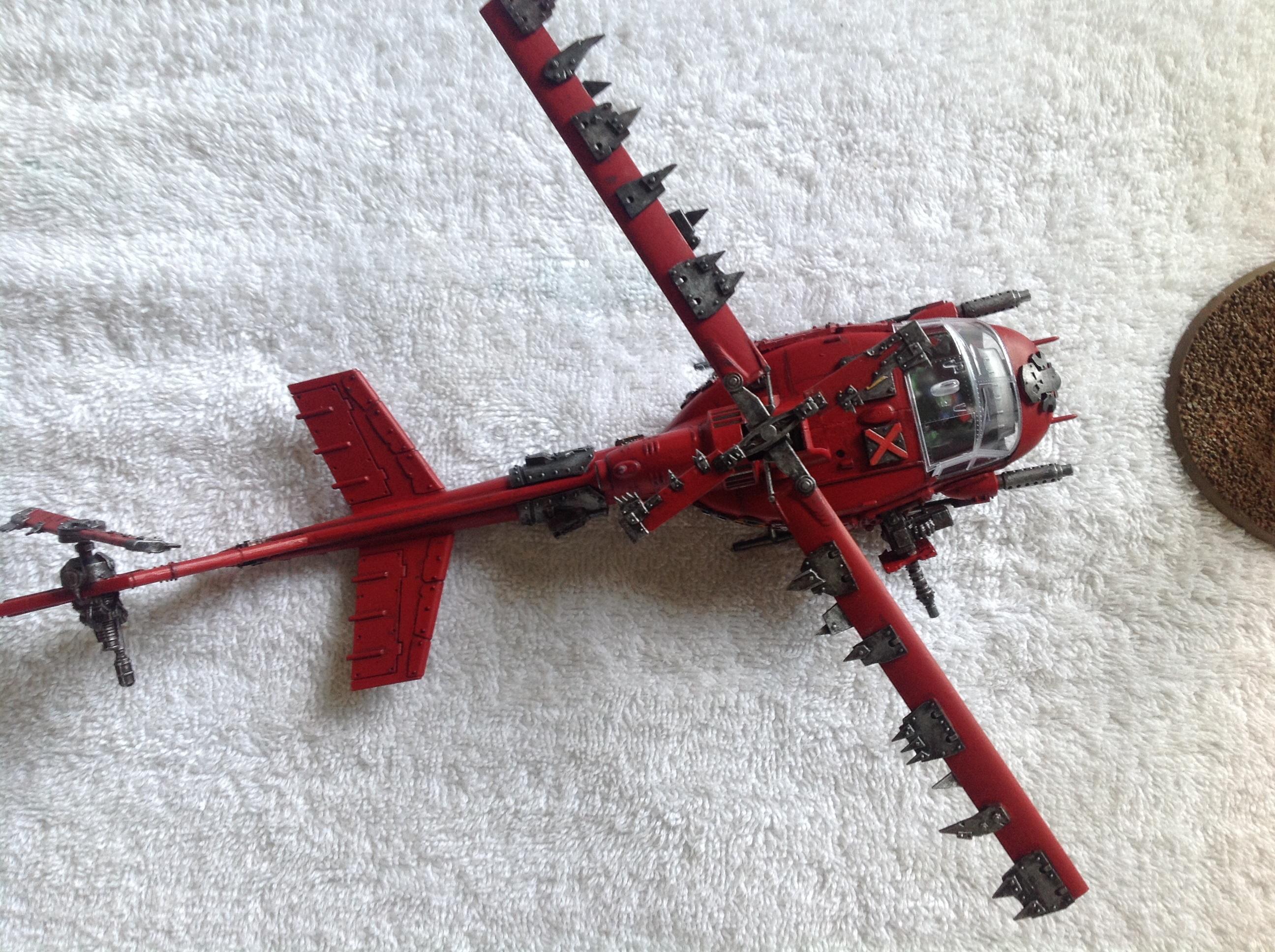 Conversion, Helicopter, Orks, Warkoptas, Work In Progress