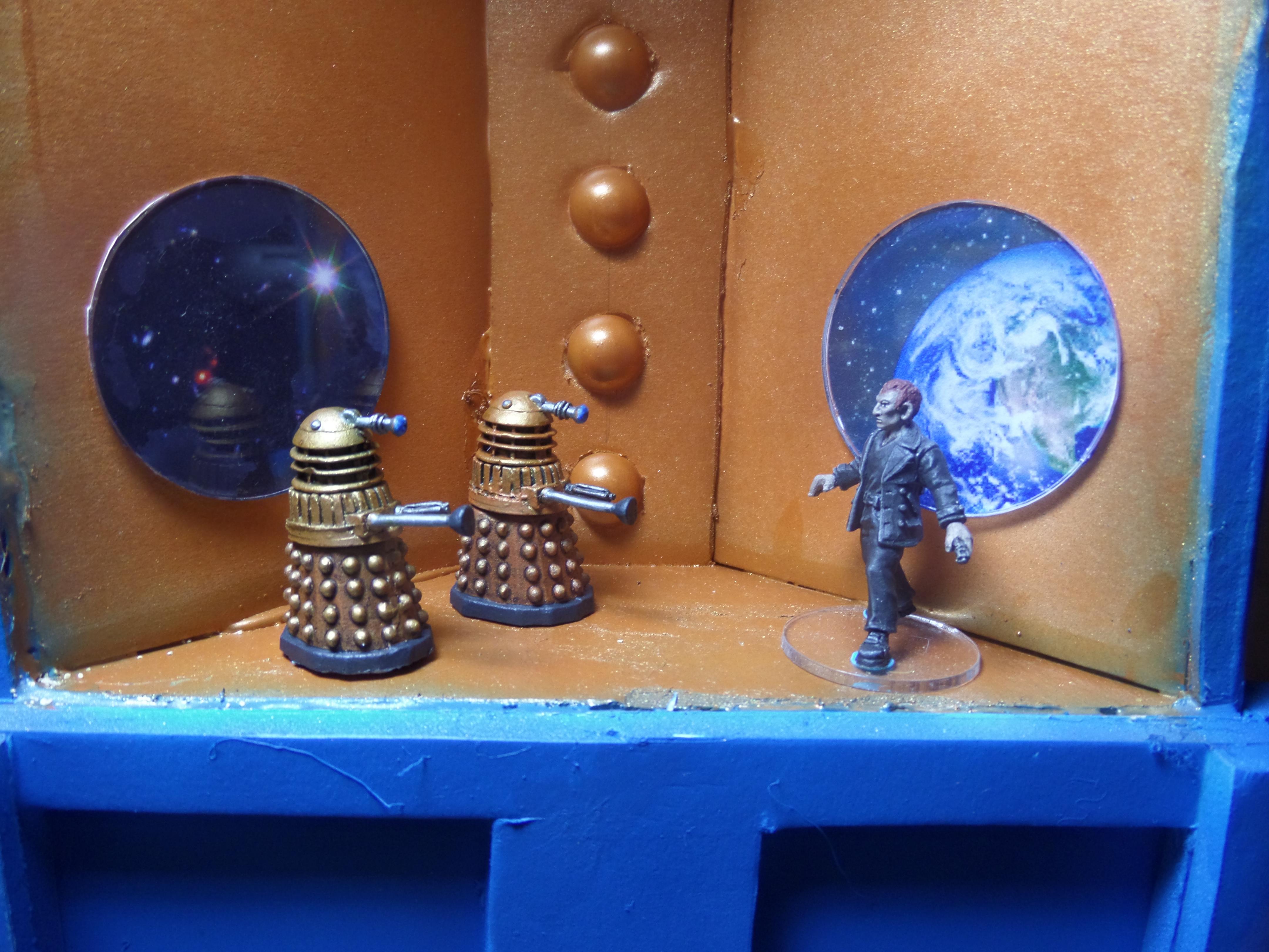 Daleks, Dr Who, Tardis