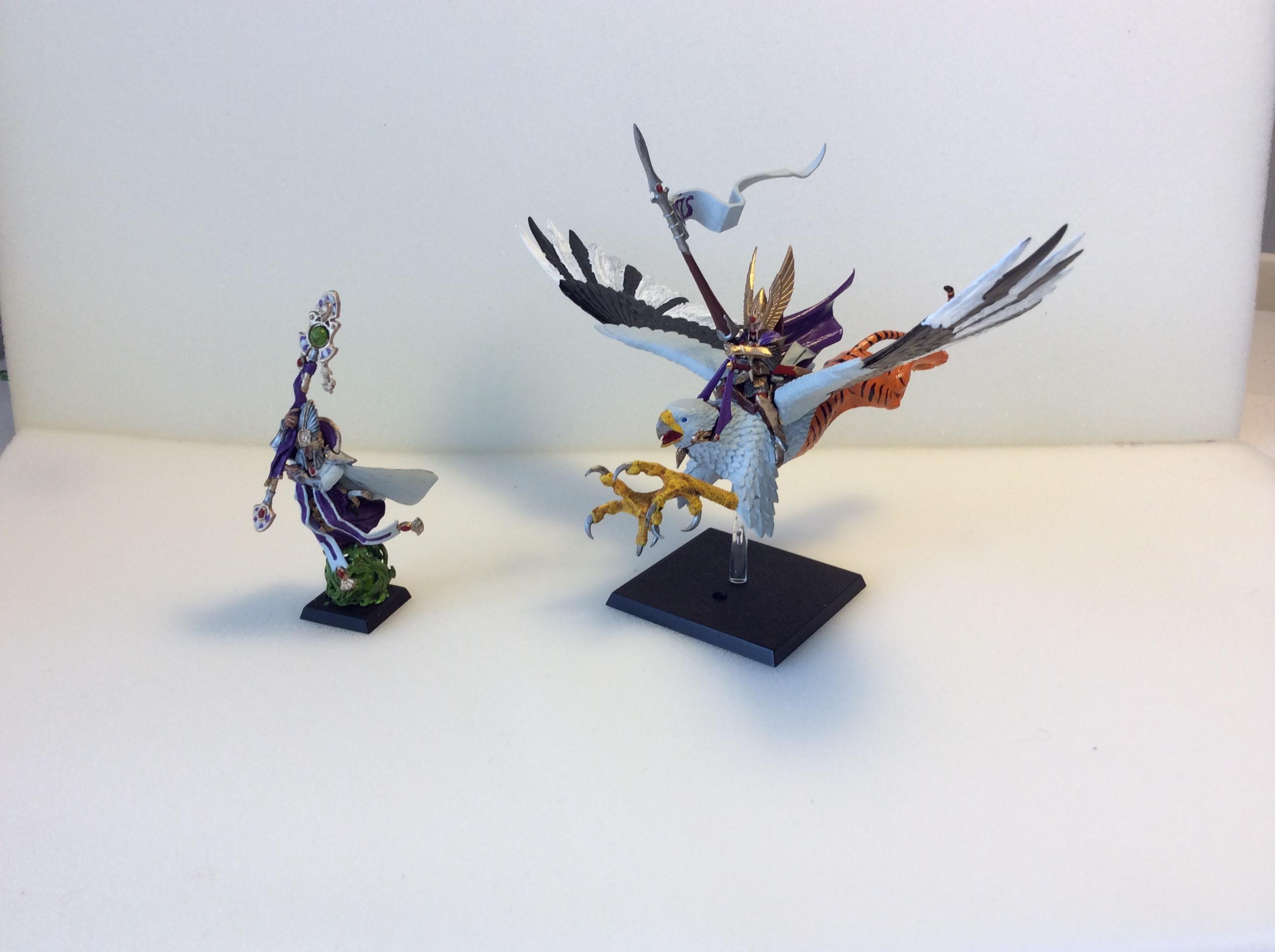 First Project, High Elves, Island Of Blood, Mage, Prince On Gryphon, Purple