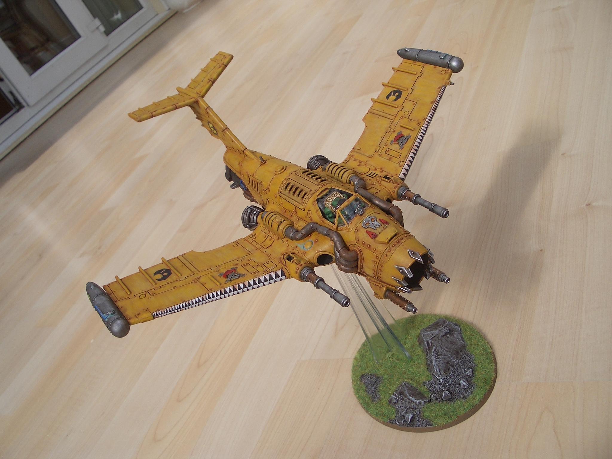 Ork Flyer in Dakka Jet mode