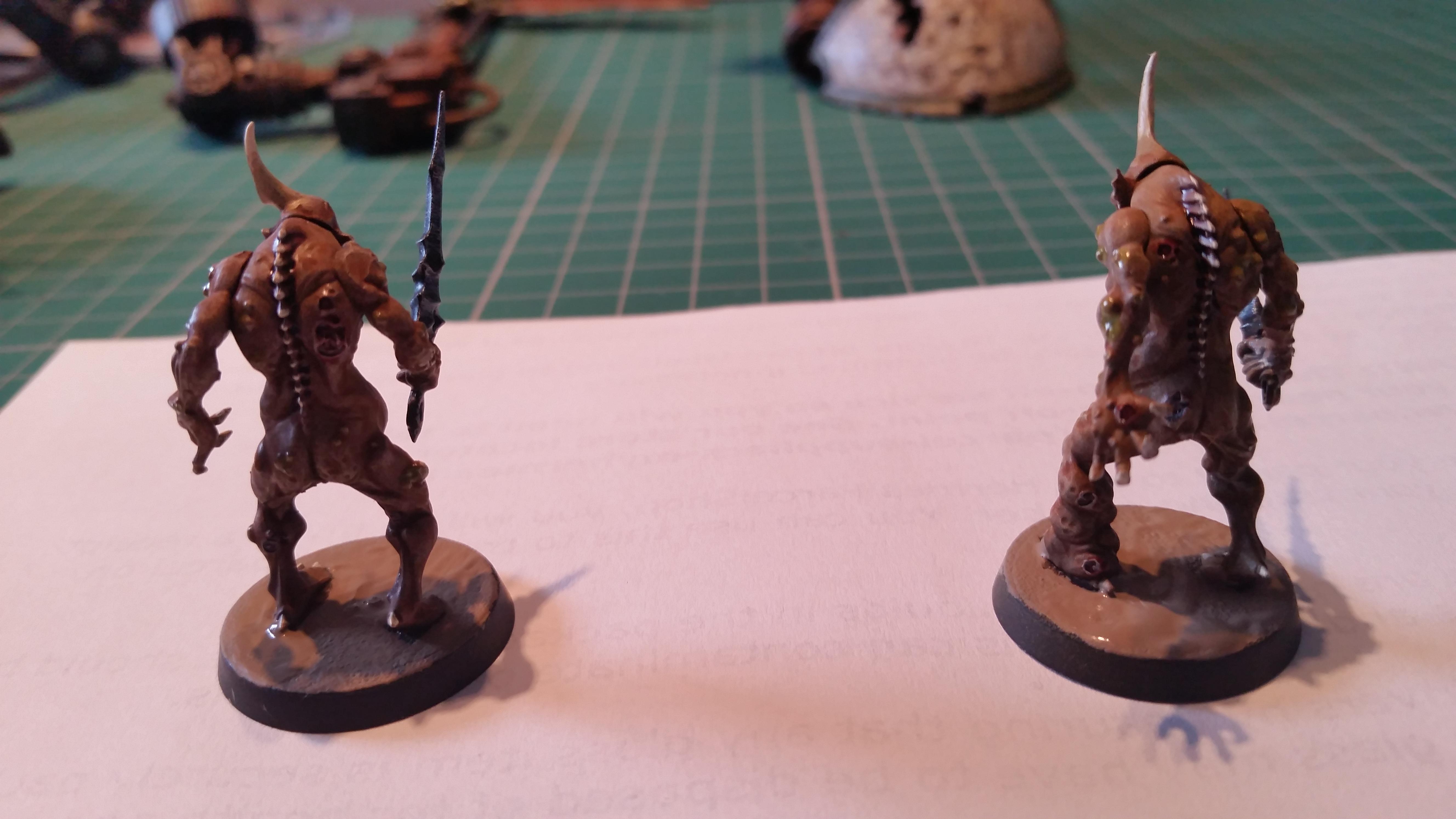 Plague bearers test models