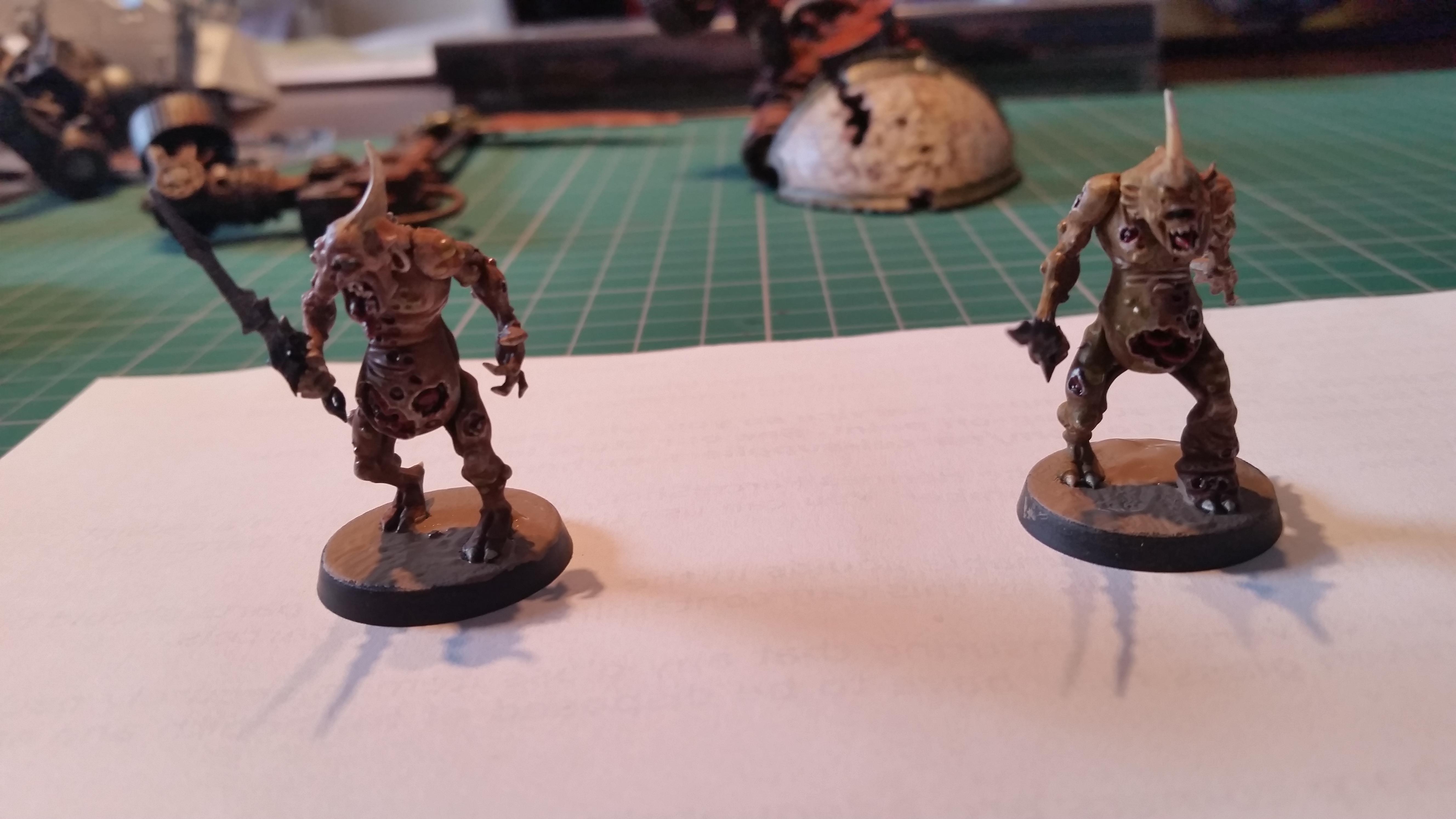 Plague bearers test models