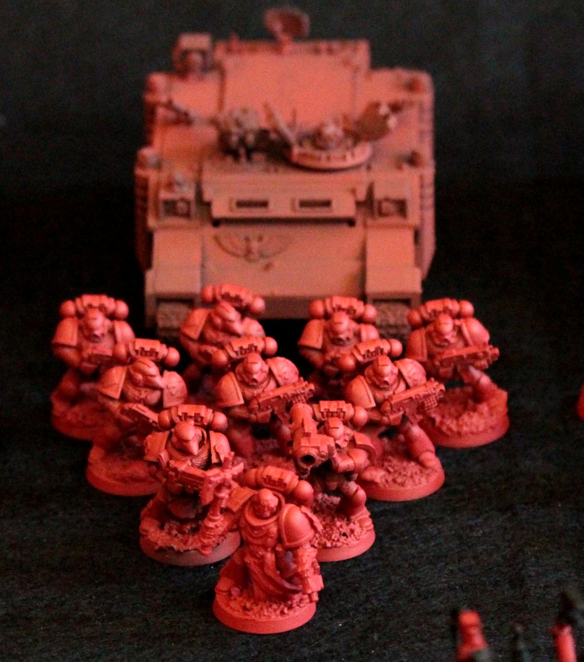 Blood Angels, Tactical Marines with Rhino