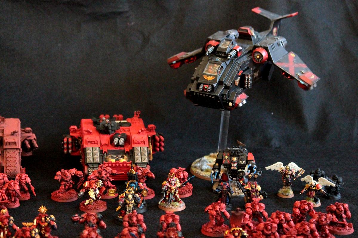Land Raider, Stormraven and Terminators