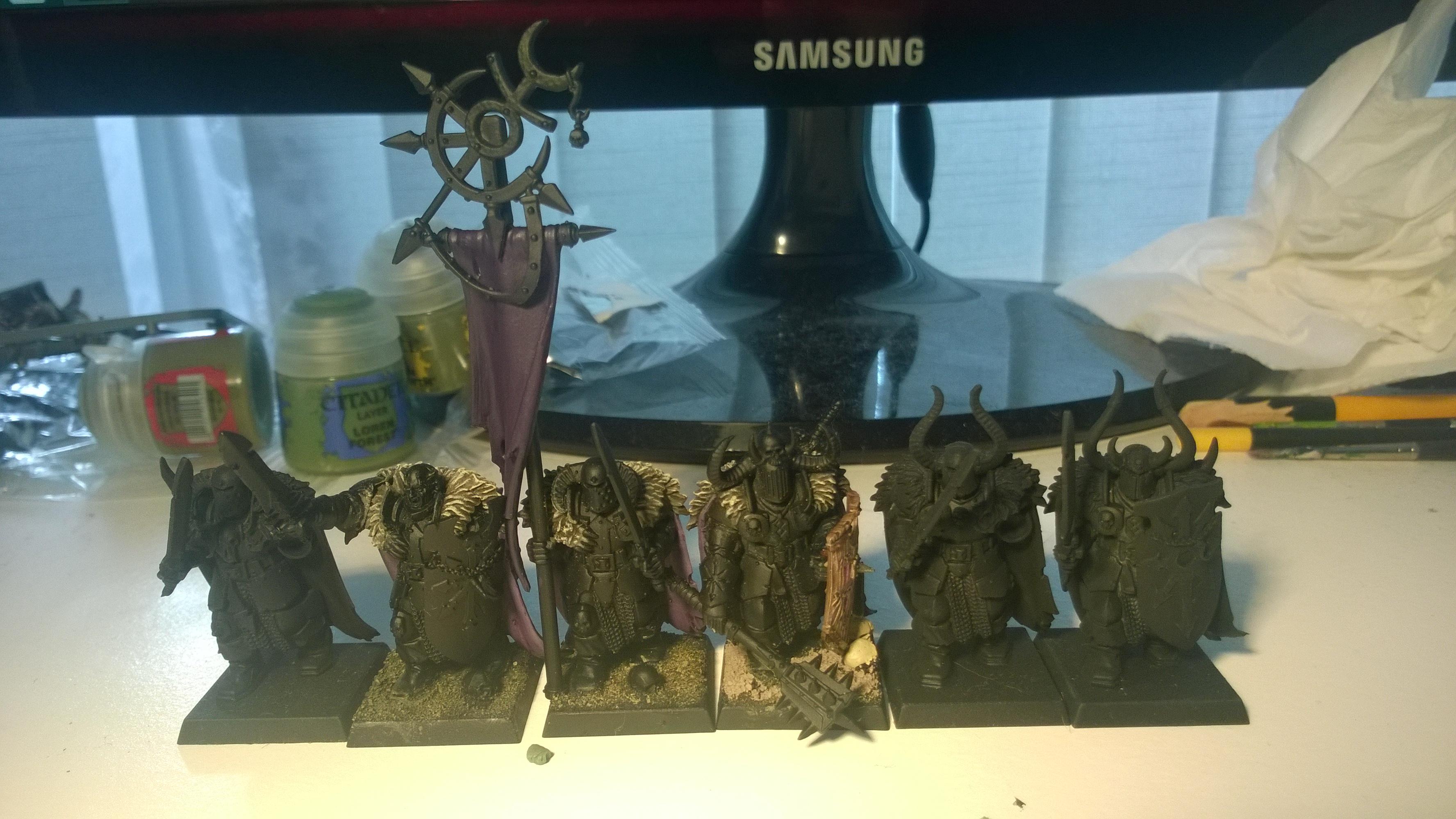 Captain, Chaos, Conversion, Slaanesh, Warriors