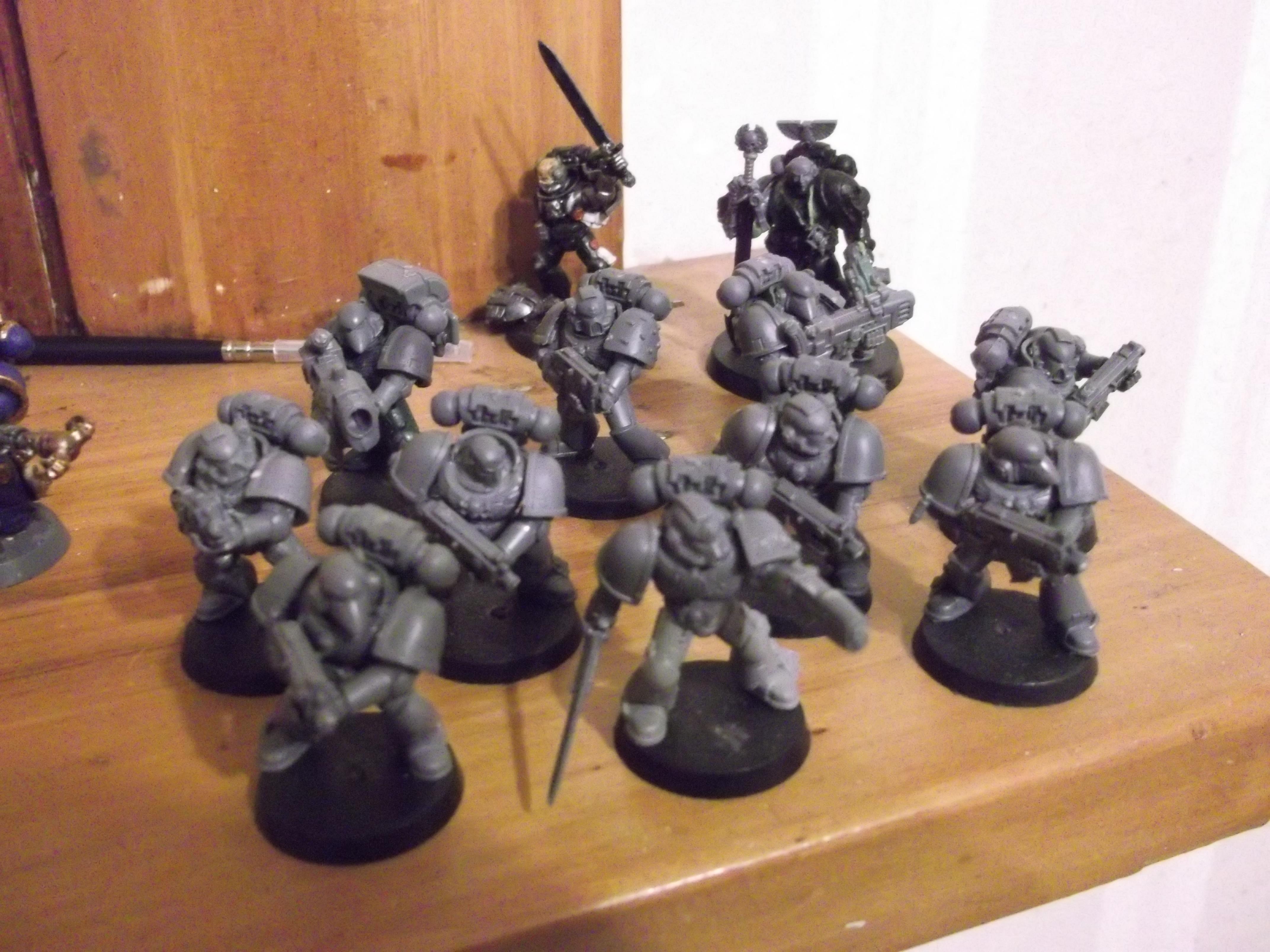 The second squad, ready for painting