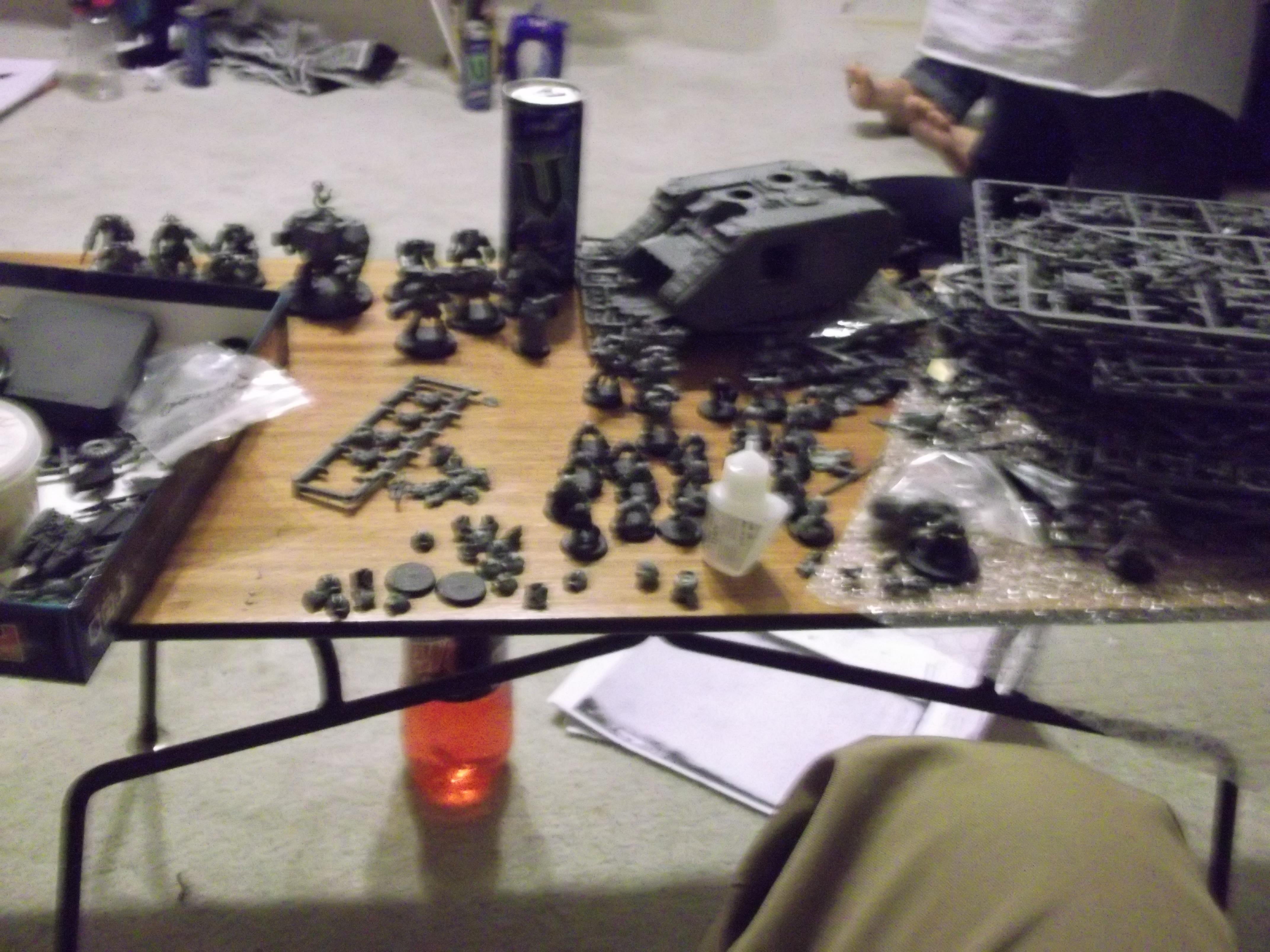 The current state of my work station. . . guh