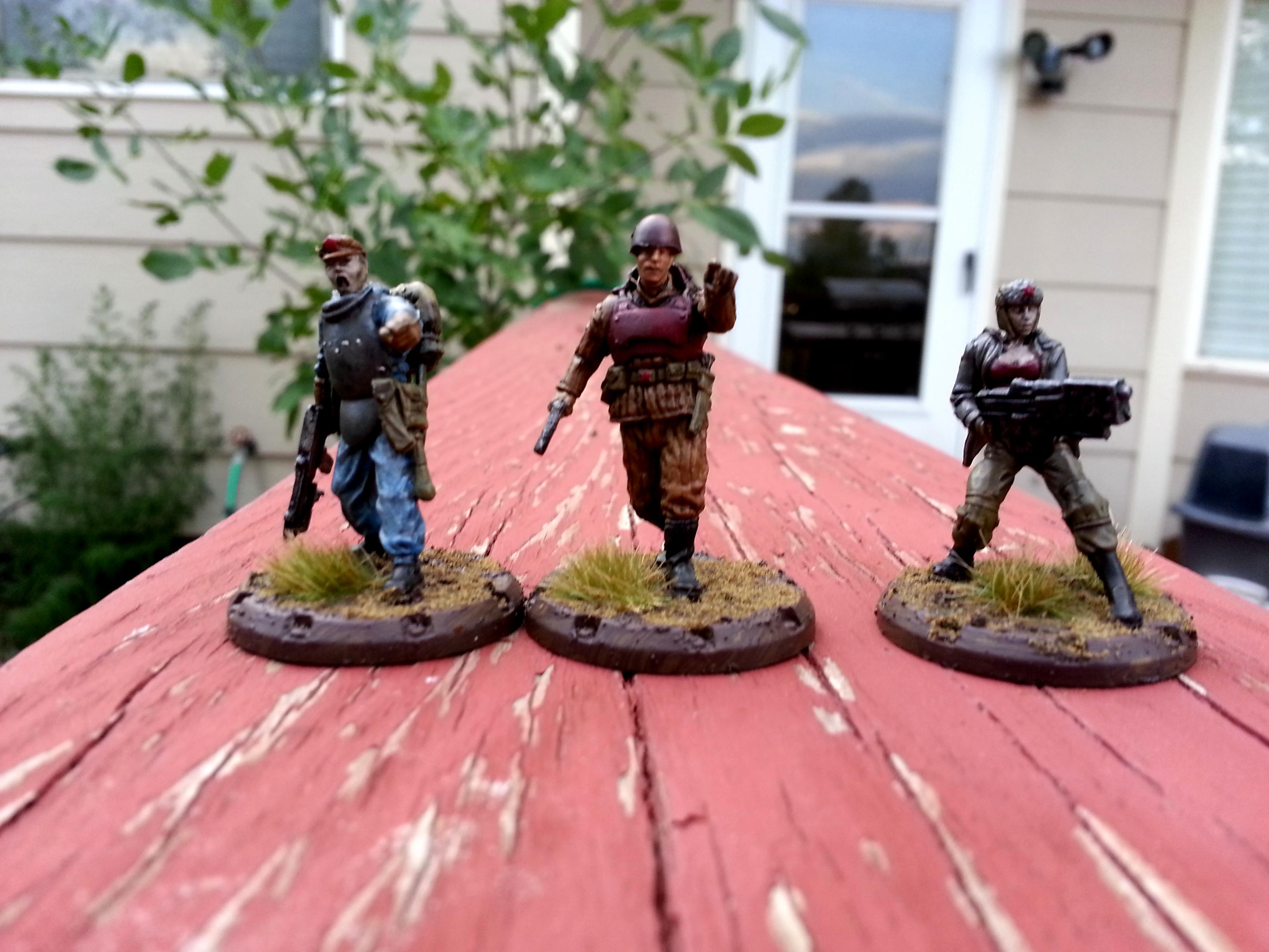 Heroes and test paint