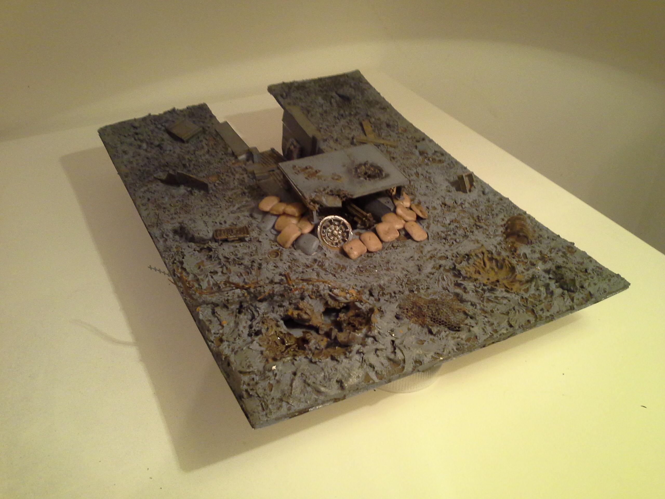 Damage, Heavy Bolter, Mud, Terrain, Trench, Vraks