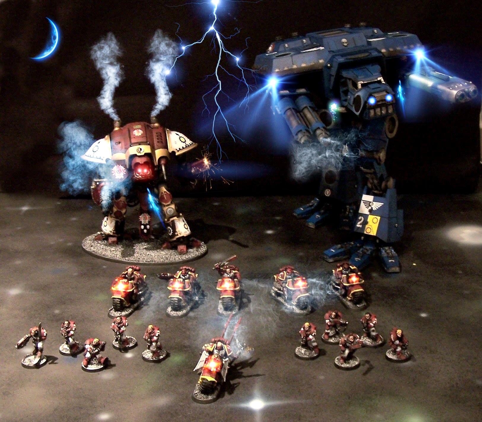 Effects, Imperial, Knights, Space Marines, Titan, Warhound