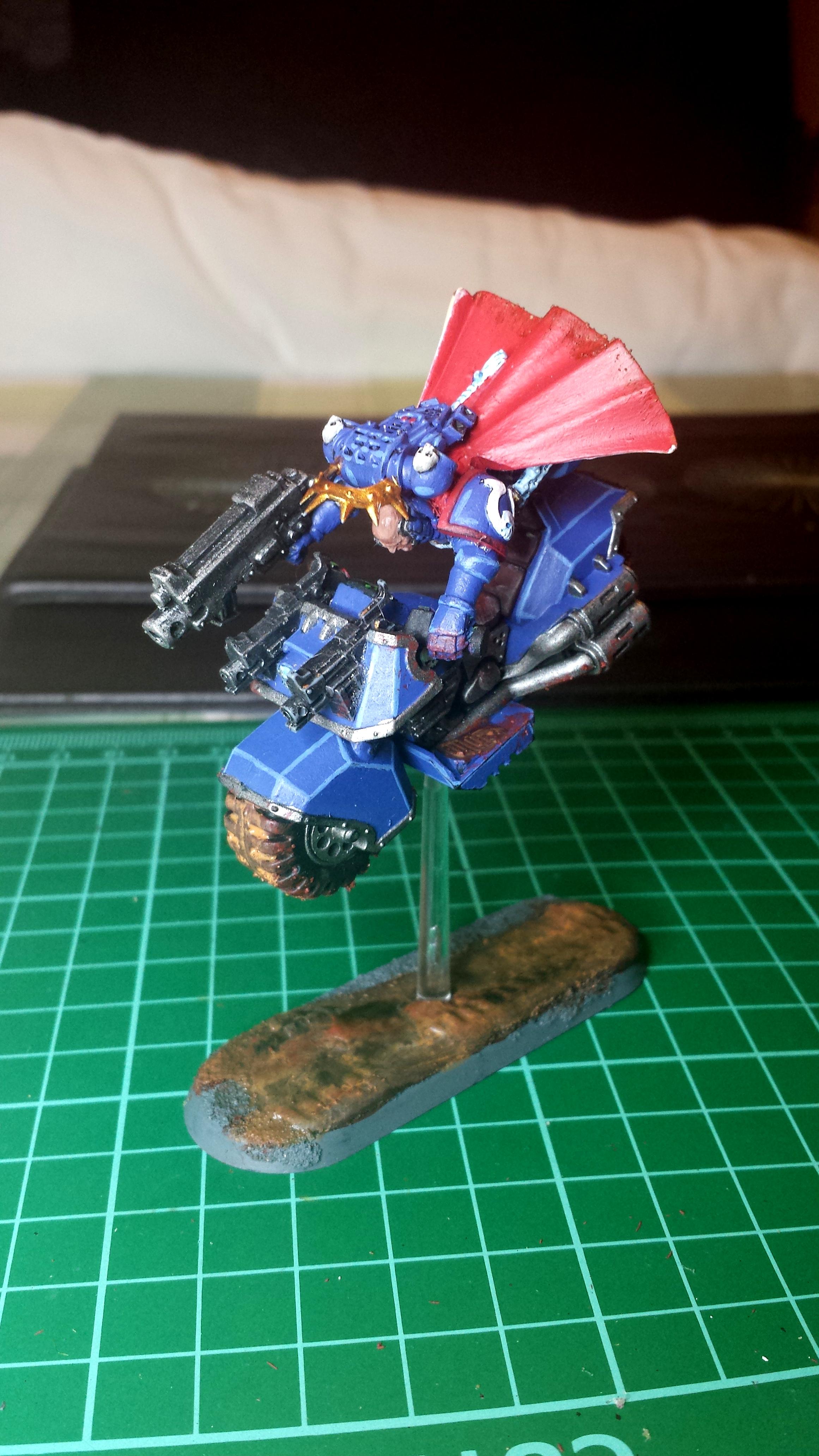 Biker Captain, Flying Biker, Space Marine Biker