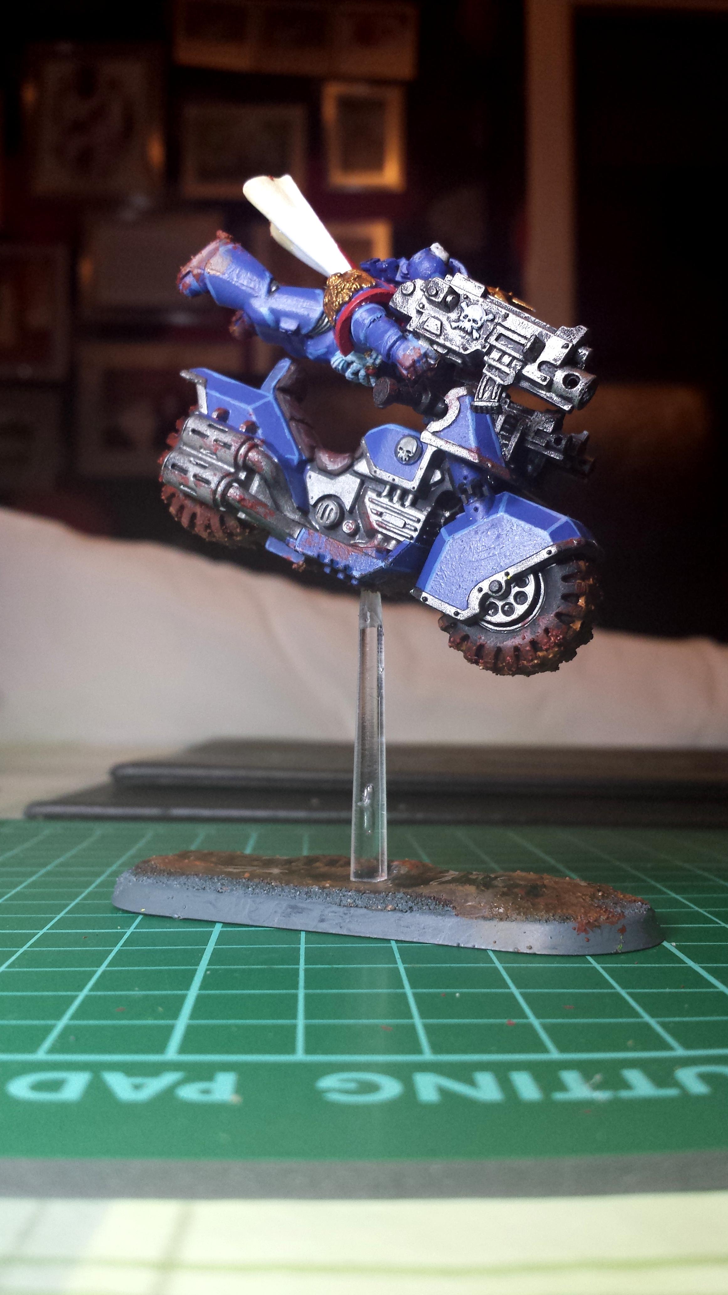 Biker Captain, Flying Biker, Space Marine Biker